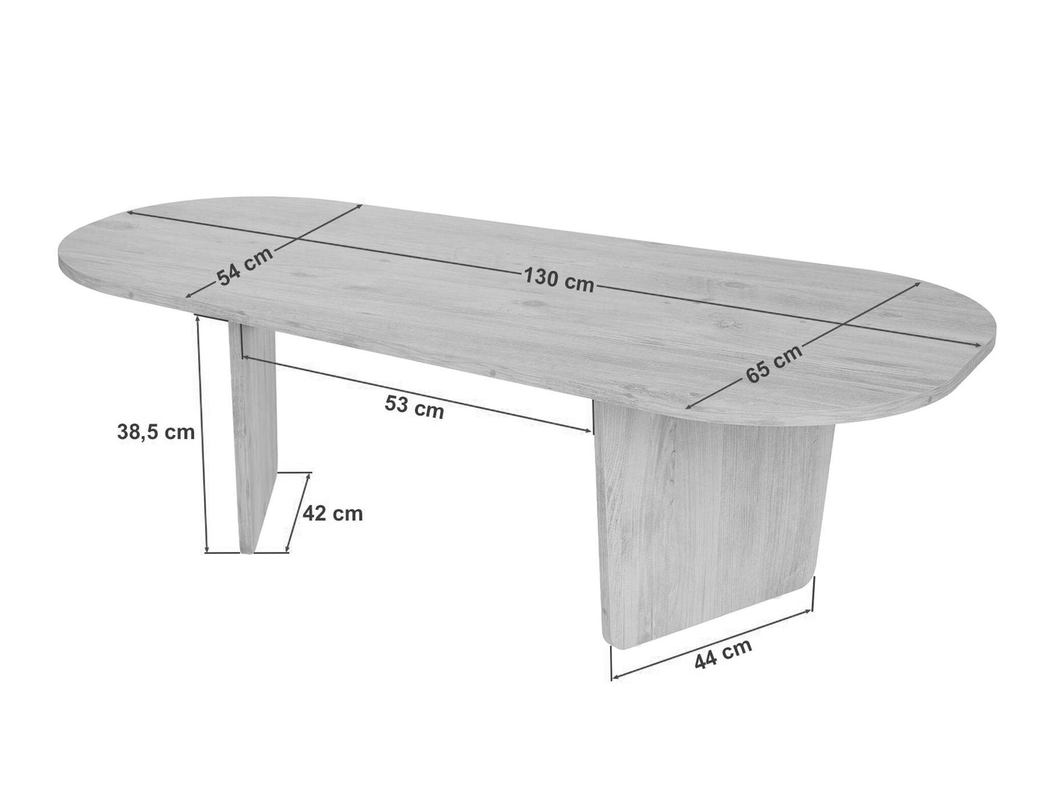 Stočić za kafu Novato 135 (Svetlo Travertine)