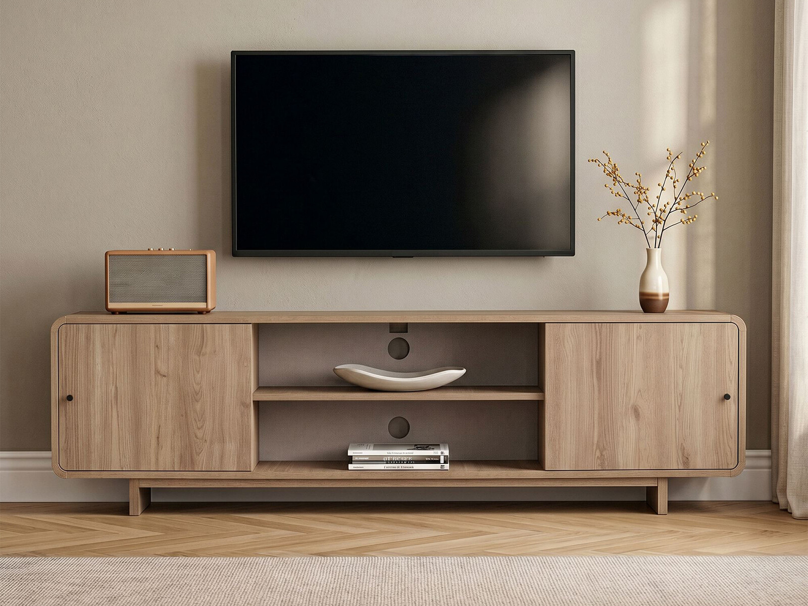 TV komoda Novato 157 (Hrast)