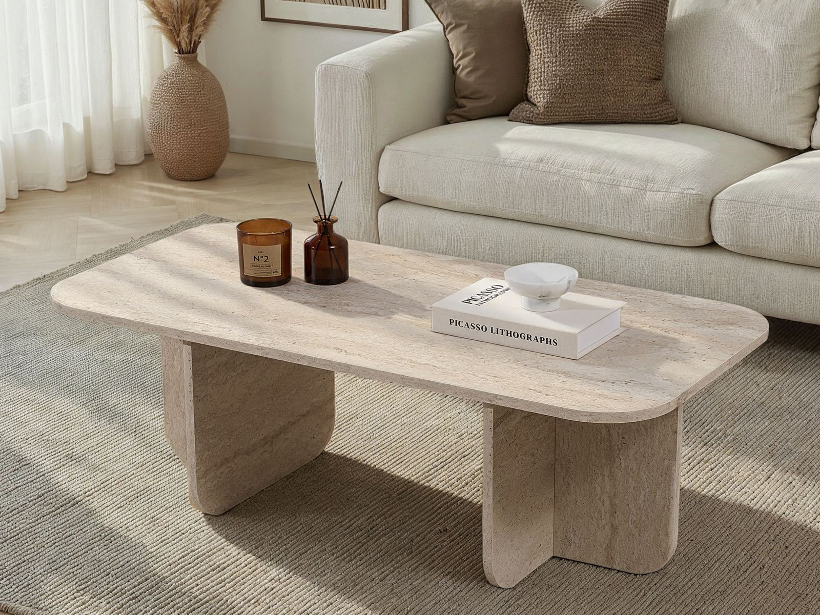 Stočić za kafu Novato 164 (Svetlo Travertine)