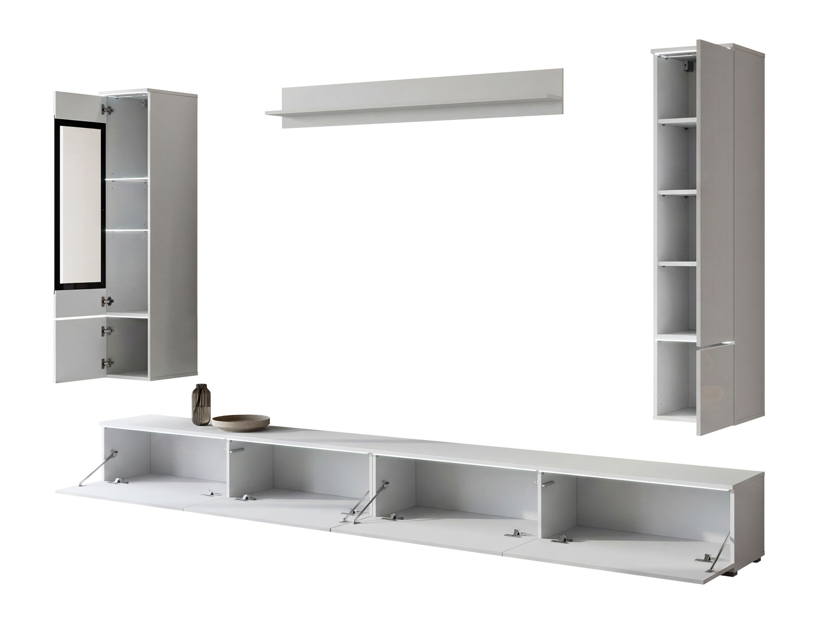 Set za dnevnu sobu Mirfivo 110 (Crno)