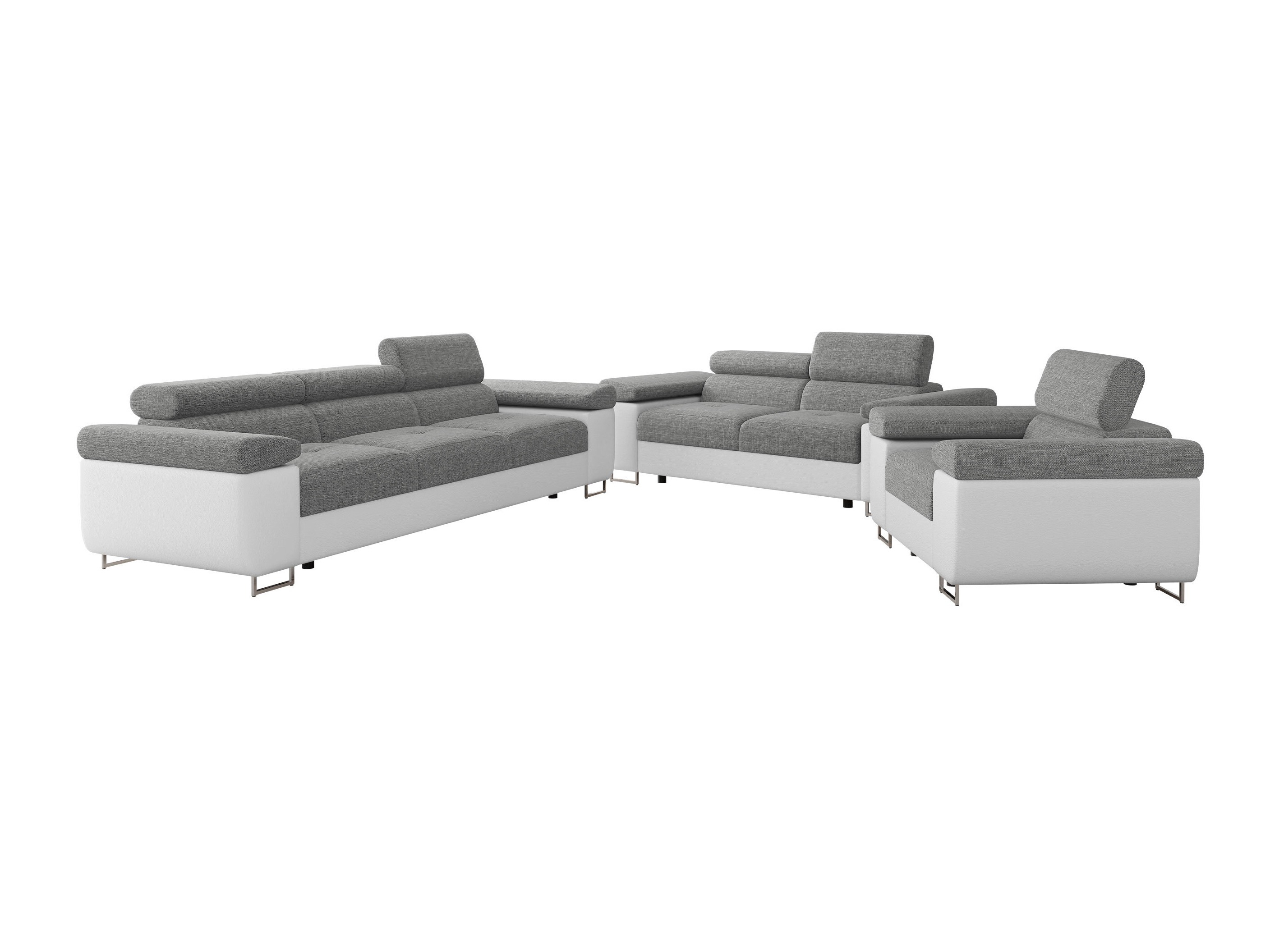 Set tapaciranog nameštaja Comfivo Vinetum (Soft 017 + Lux 05)