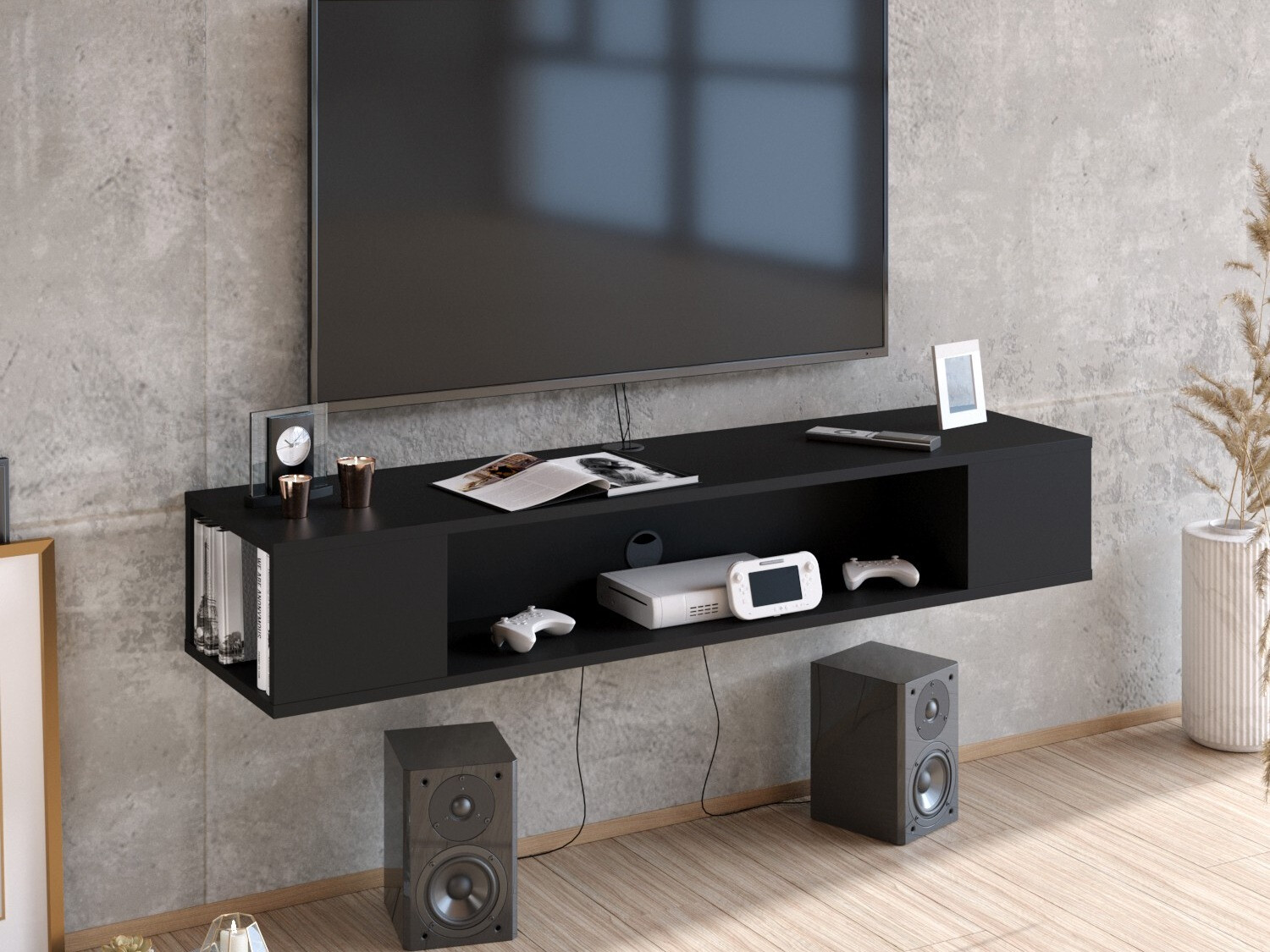 TV komoda Kailua 2749 (Crno)