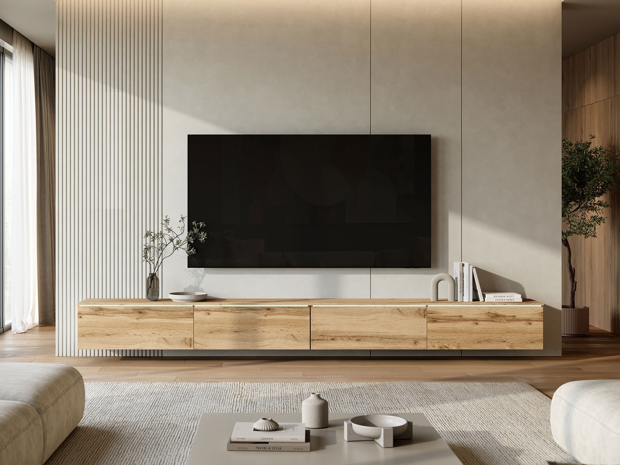 TV komoda Sarasota 199 (Hrast Votan)