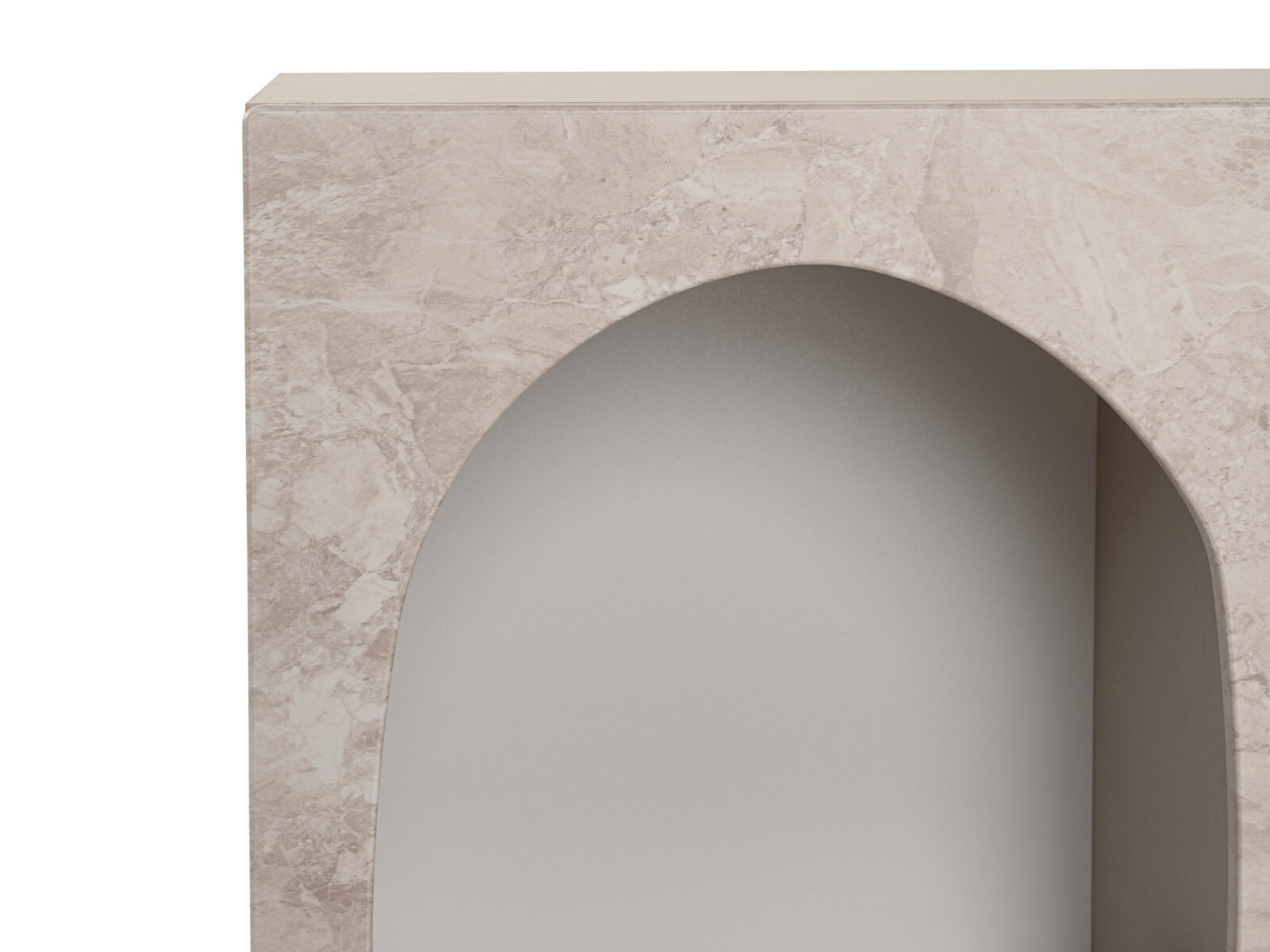 Polica Novato 165 (Bež + Svetlo Travertine)