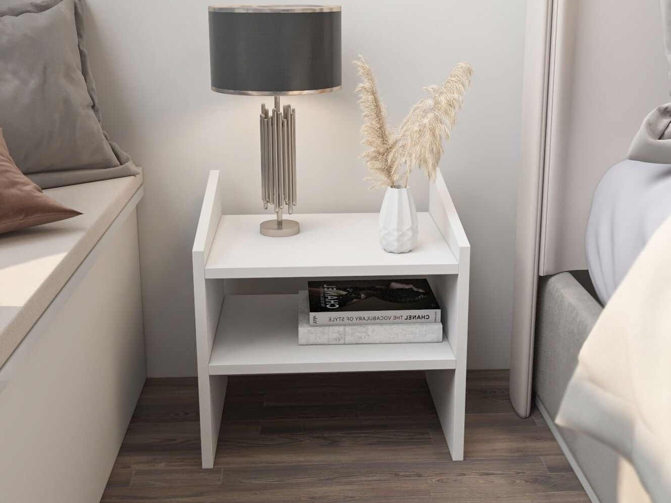 Noćni ormarić Kailua 2757 (Belo)