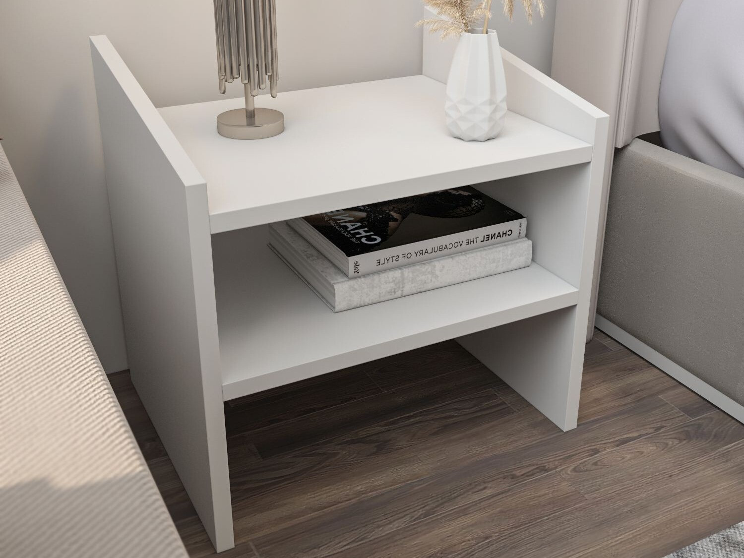 Noćni ormarić Kailua 2757 (Belo)