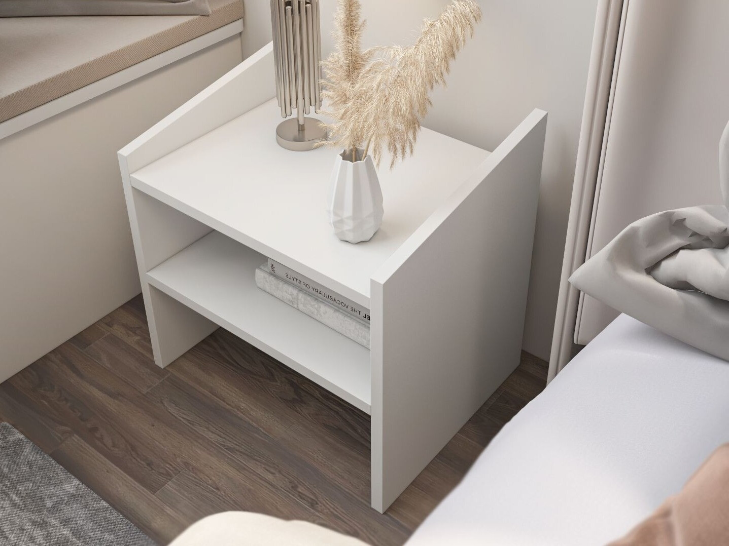 Noćni ormarić Kailua 2757 (Belo)