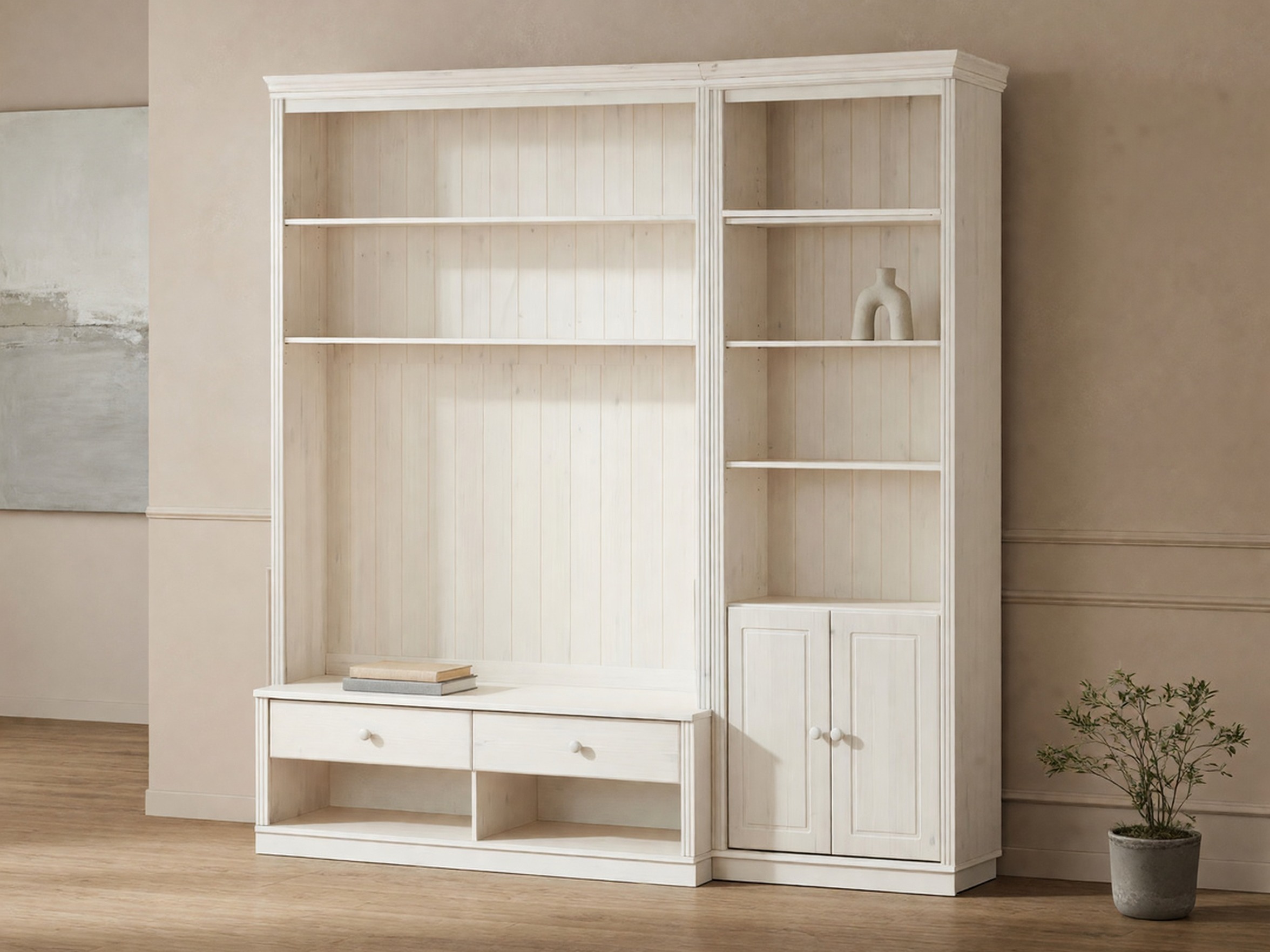 Set za dnevnu sobu Saltoro 105 (Belo)