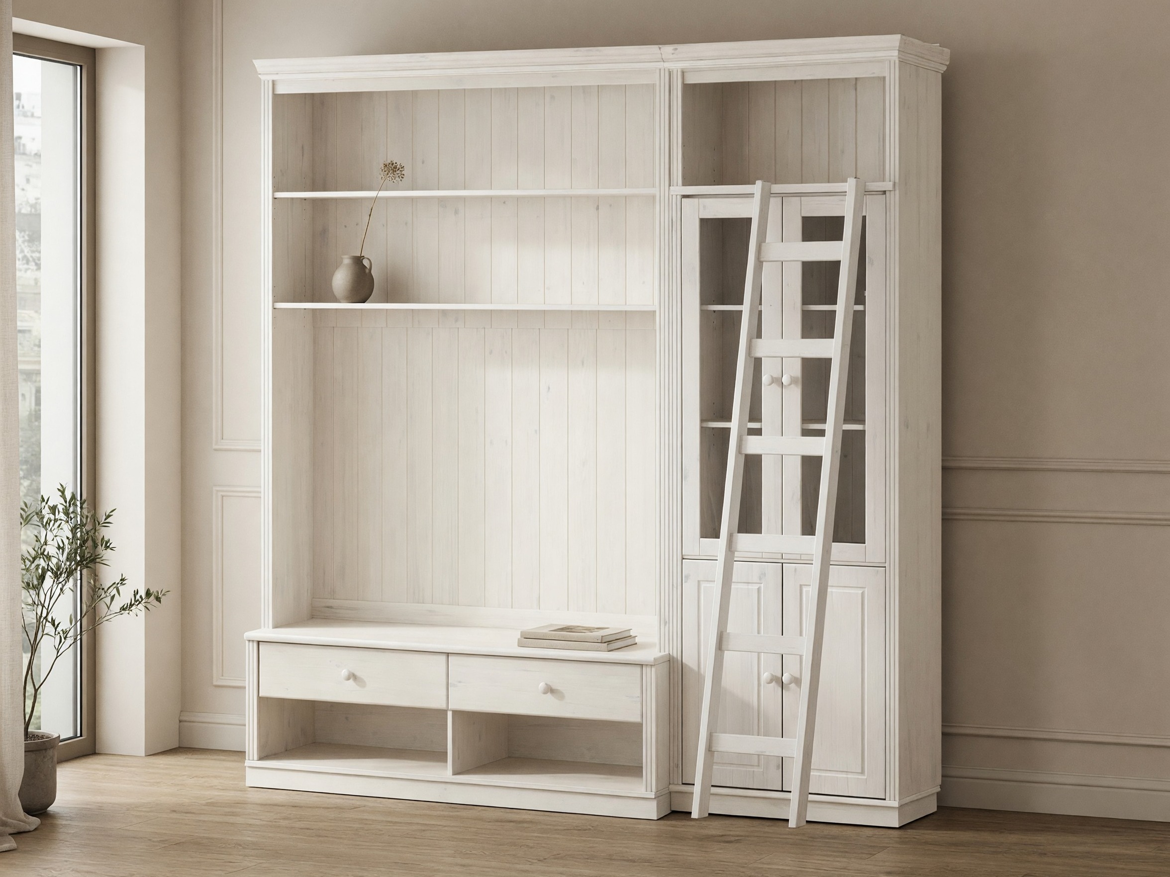 Set za dnevnu sobu Saltoro 125 (Belo)