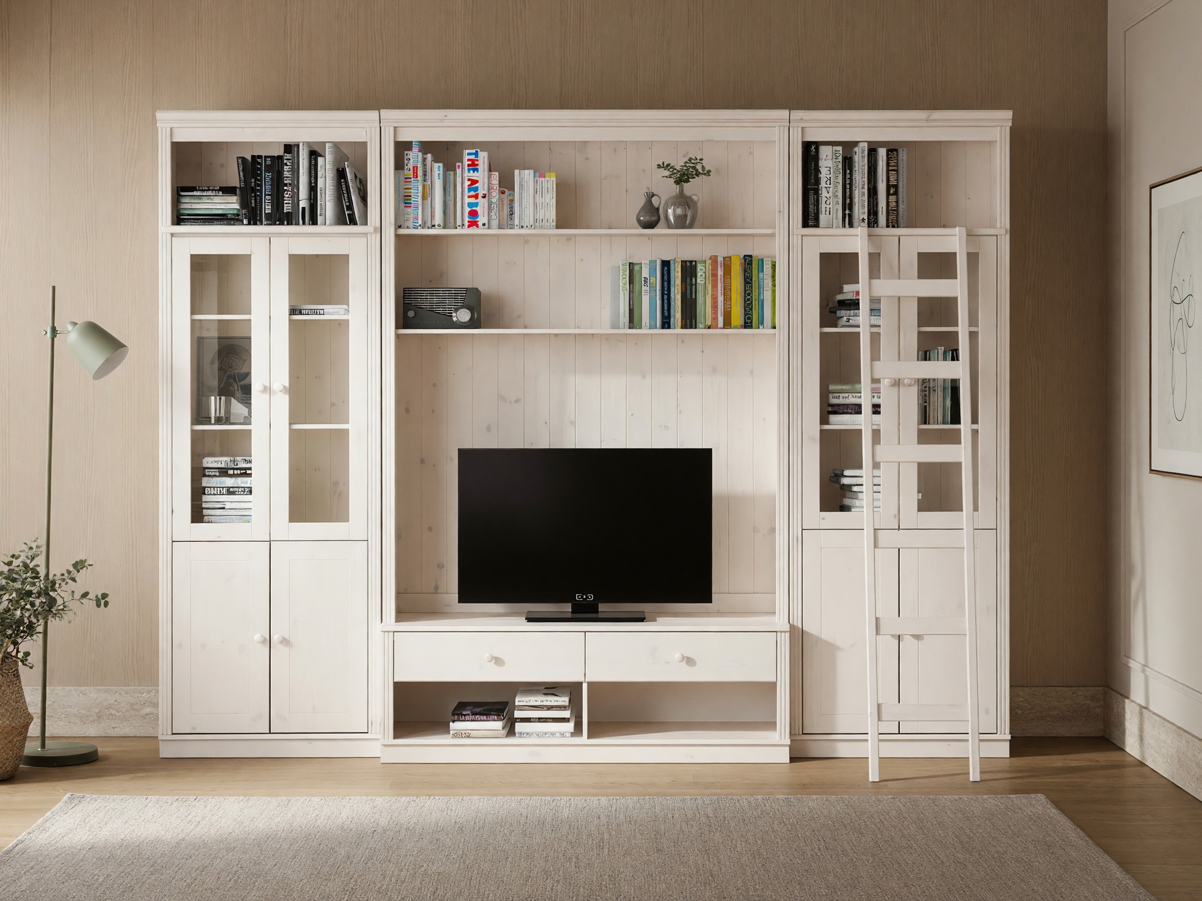 Set za dnevnu sobu Saltoro 128 (Belo)