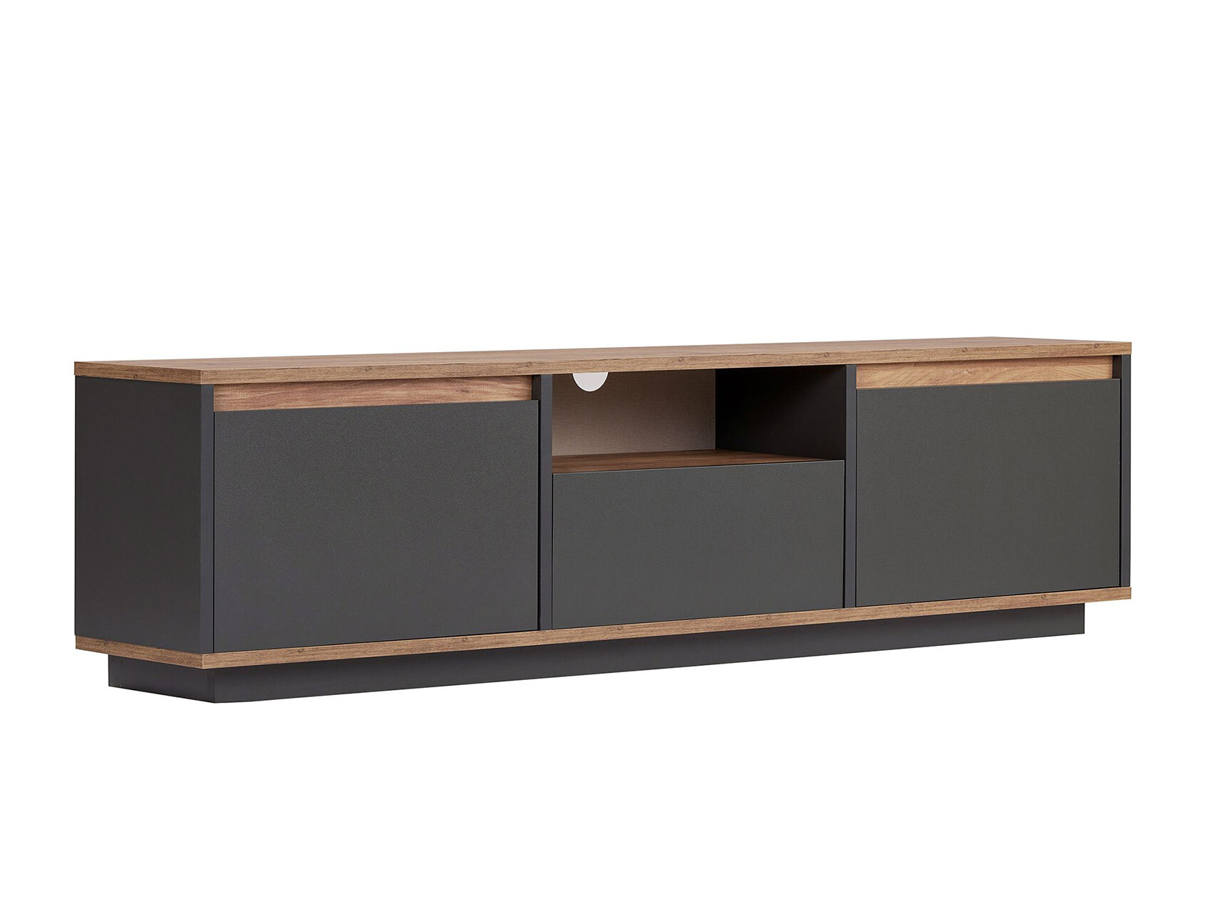 TV komoda Novato 167 (Antracit + Bor)