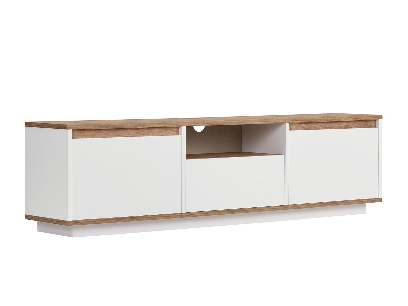 TV komoda Novato 167 (Belo + Bor)