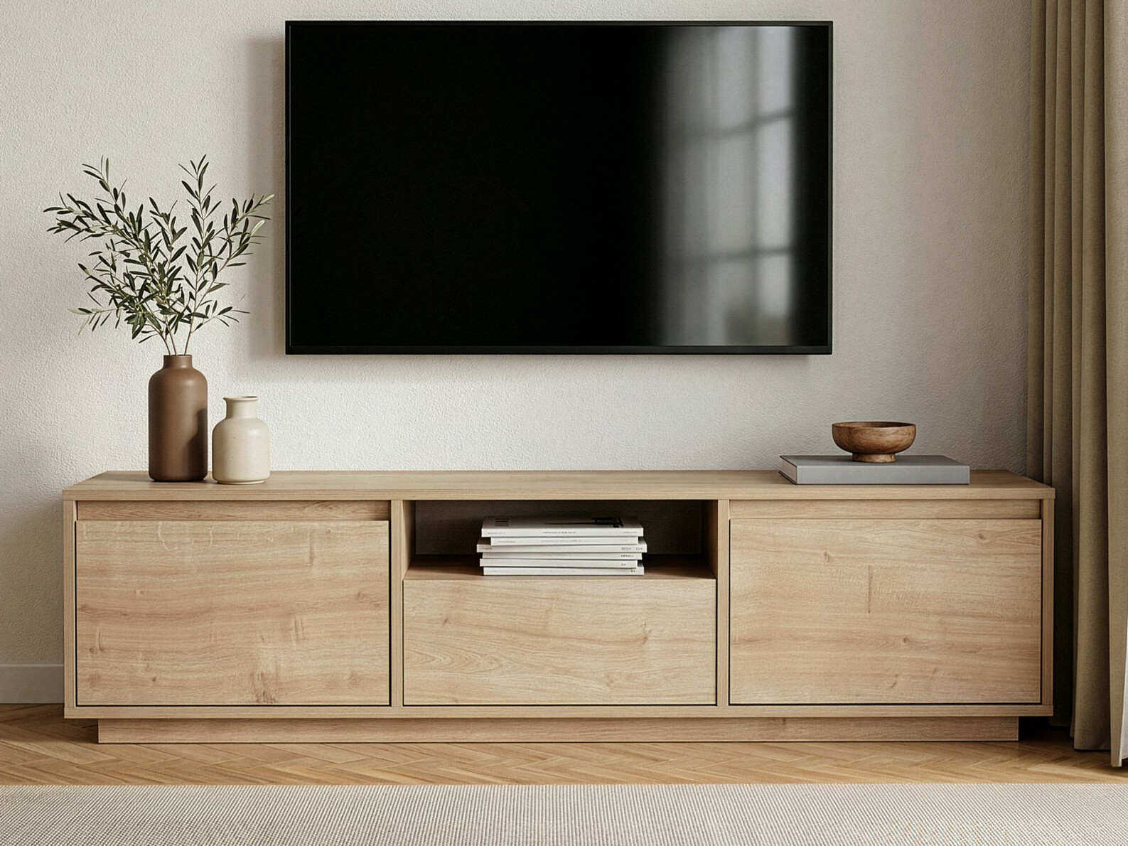 TV komoda Novato 167 (Hrast)