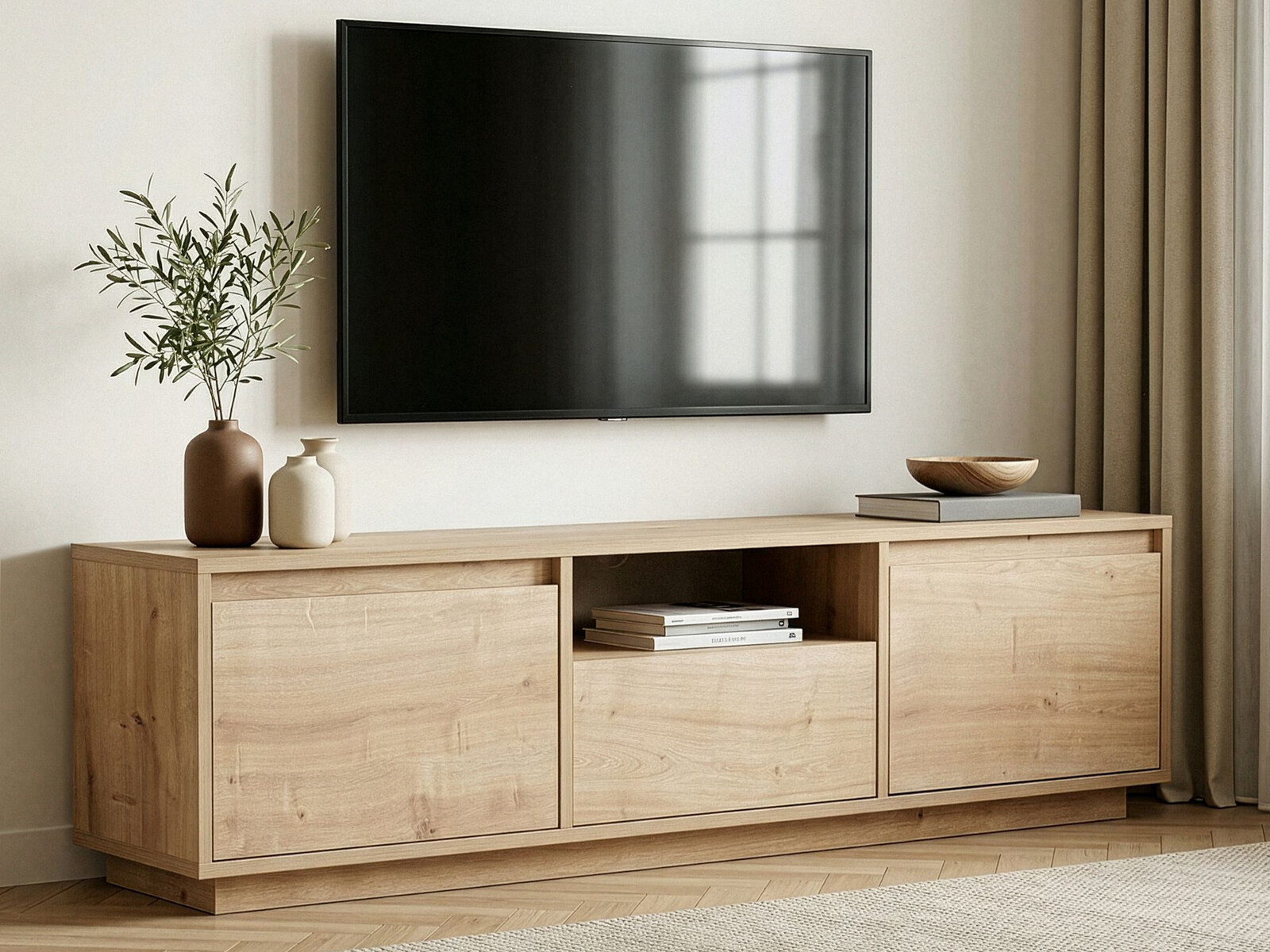 TV komoda Novato 167 (Hrast)