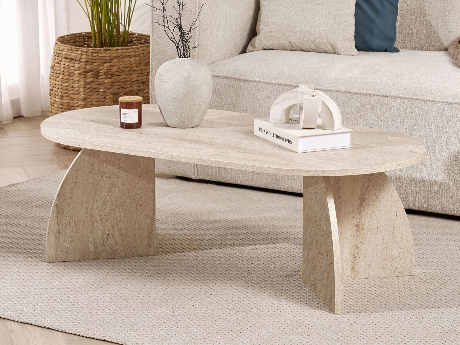 Stočić za kafu Novato 168 (Svetlo Travertine)