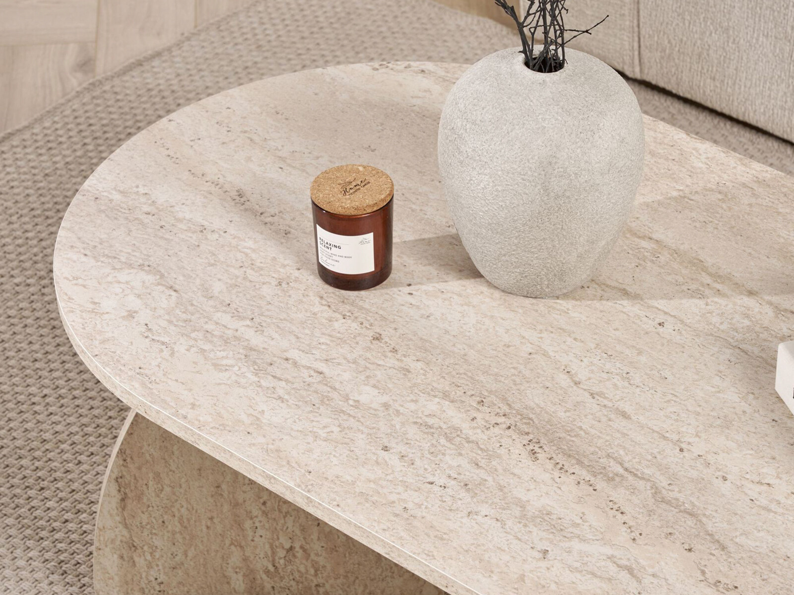 Stočić za kafu Novato 168 (Svetlo Travertine)