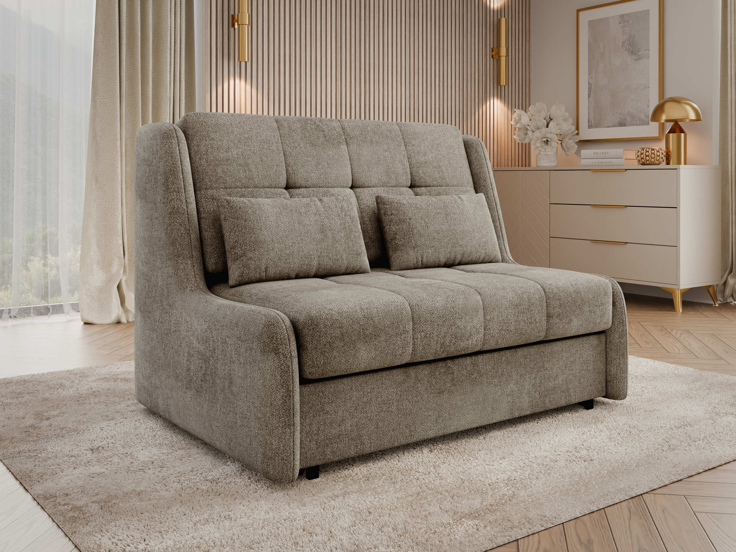 Sofa na razvlačenje Columbus 255 (Sereno 684)
