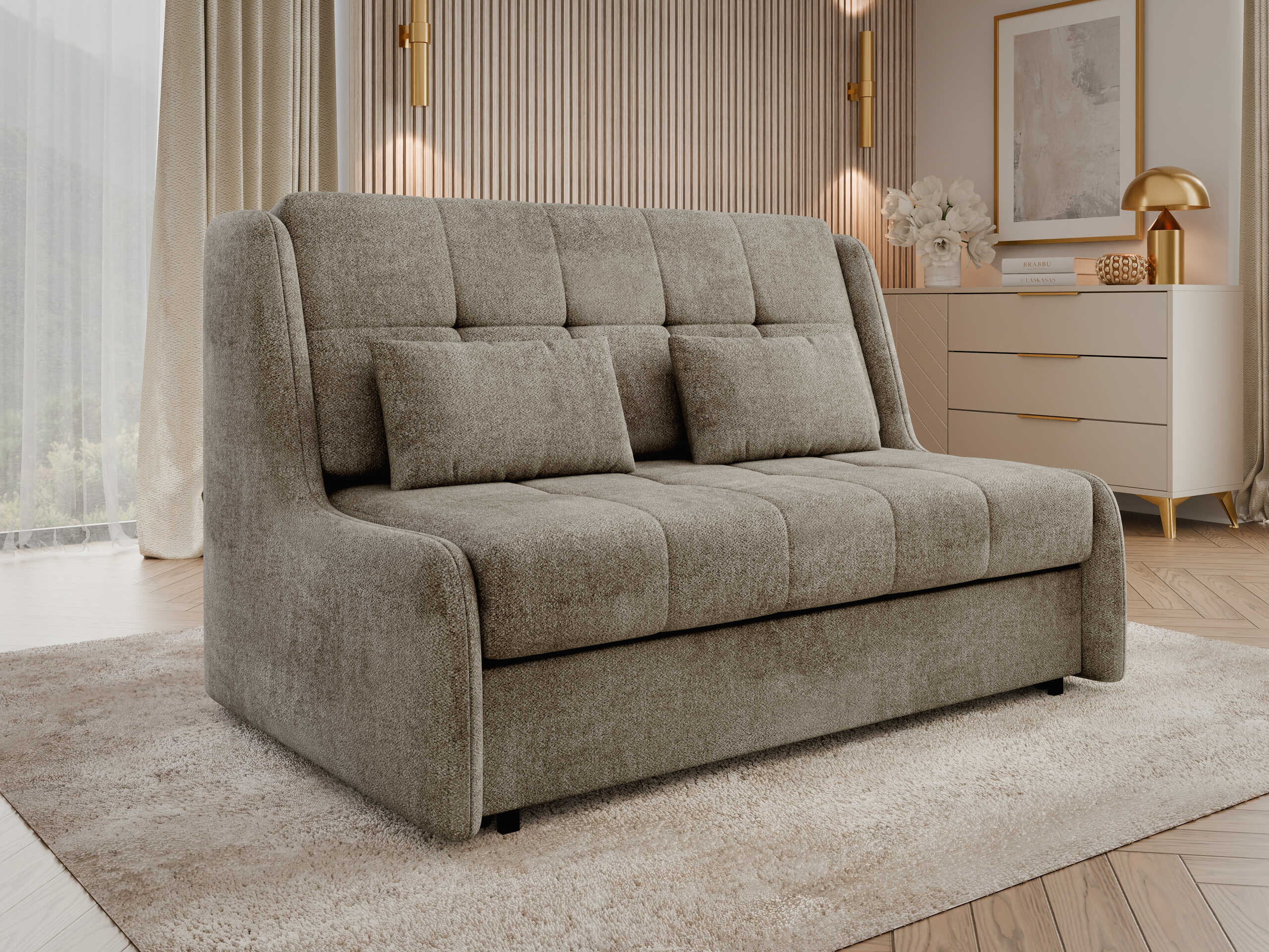 Sofa na razvlačenje Columbus 256 (Sereno 684)