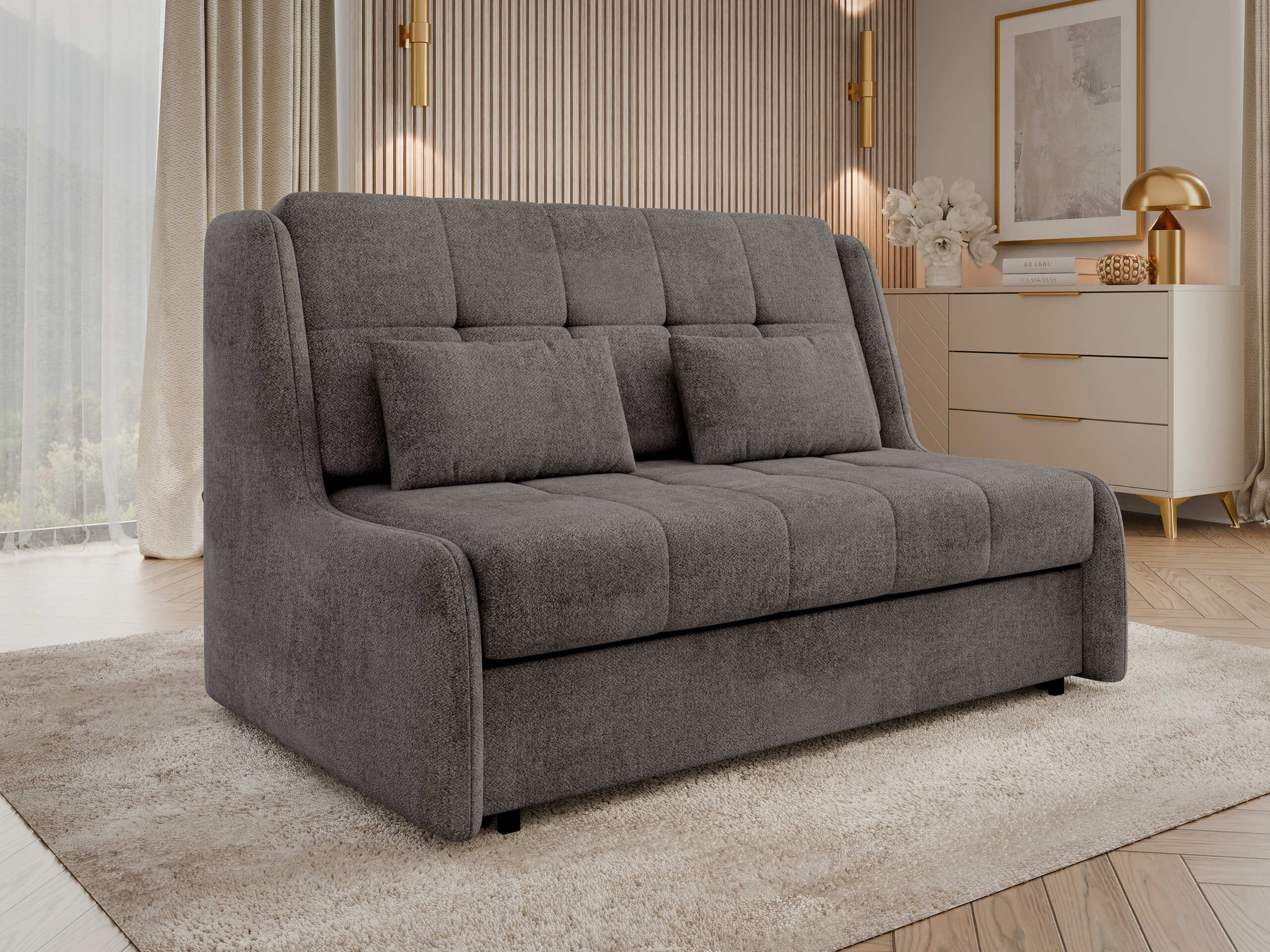 Sofa na razvlačenje Columbus 256 (Sereno 686)