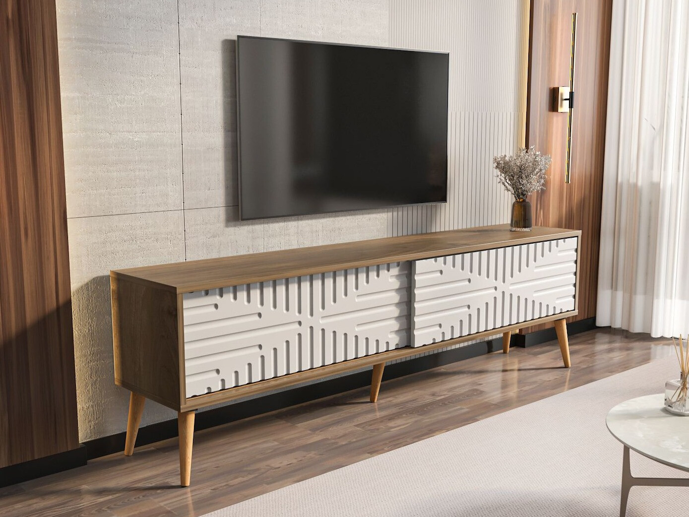 TV komoda Kailua 2771 (Belo + Orah)