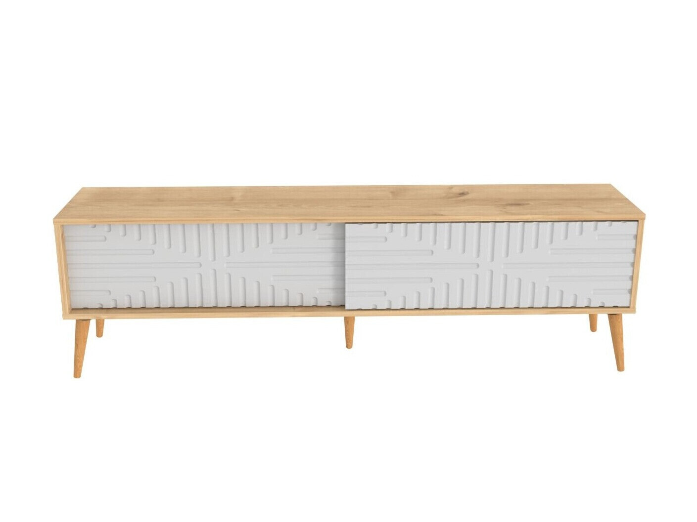 TV komoda Kailua 2771 (Belo + Svetli javor)