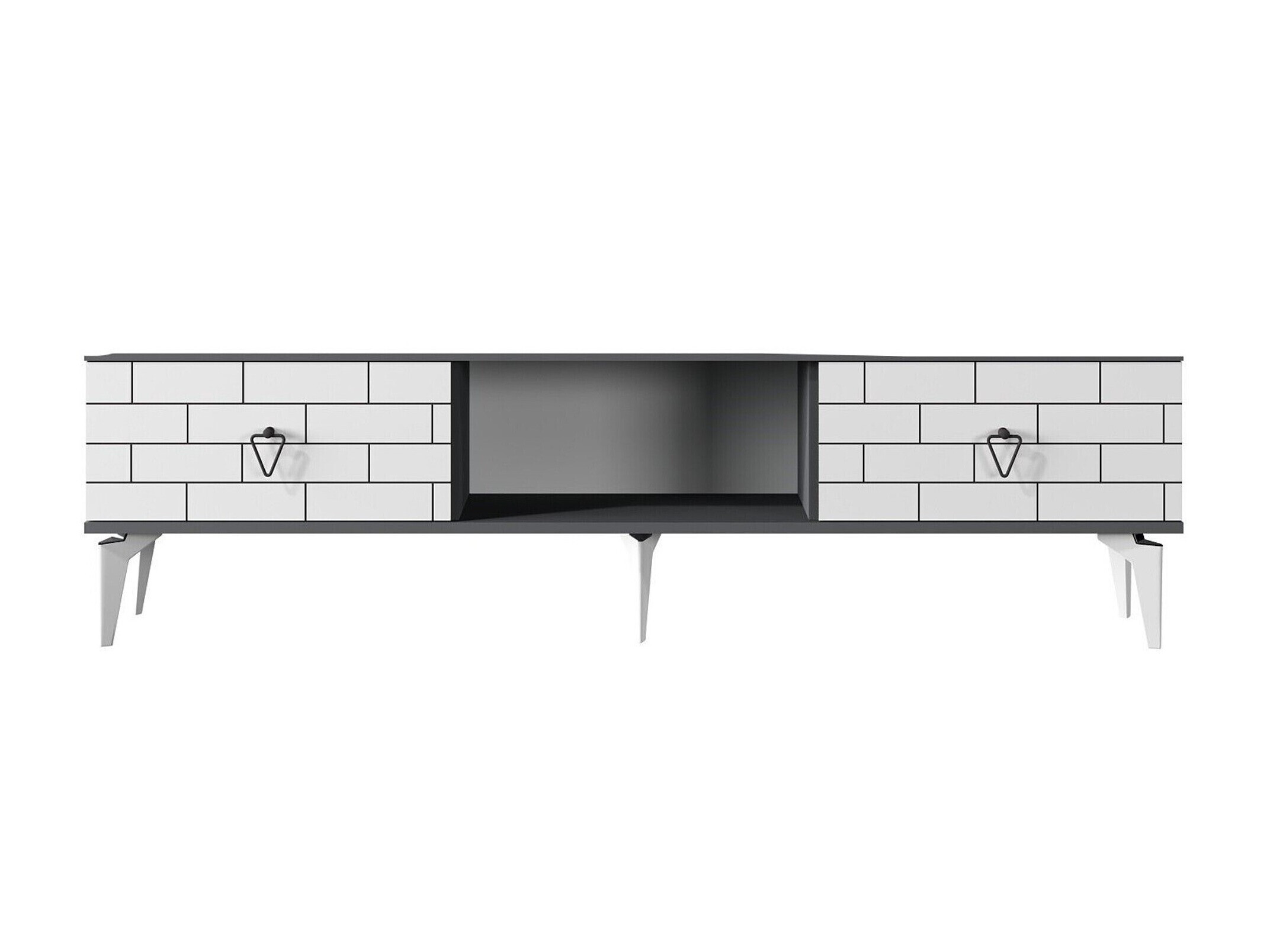 TV komoda Kailua 2777 (Belo + Antracit)