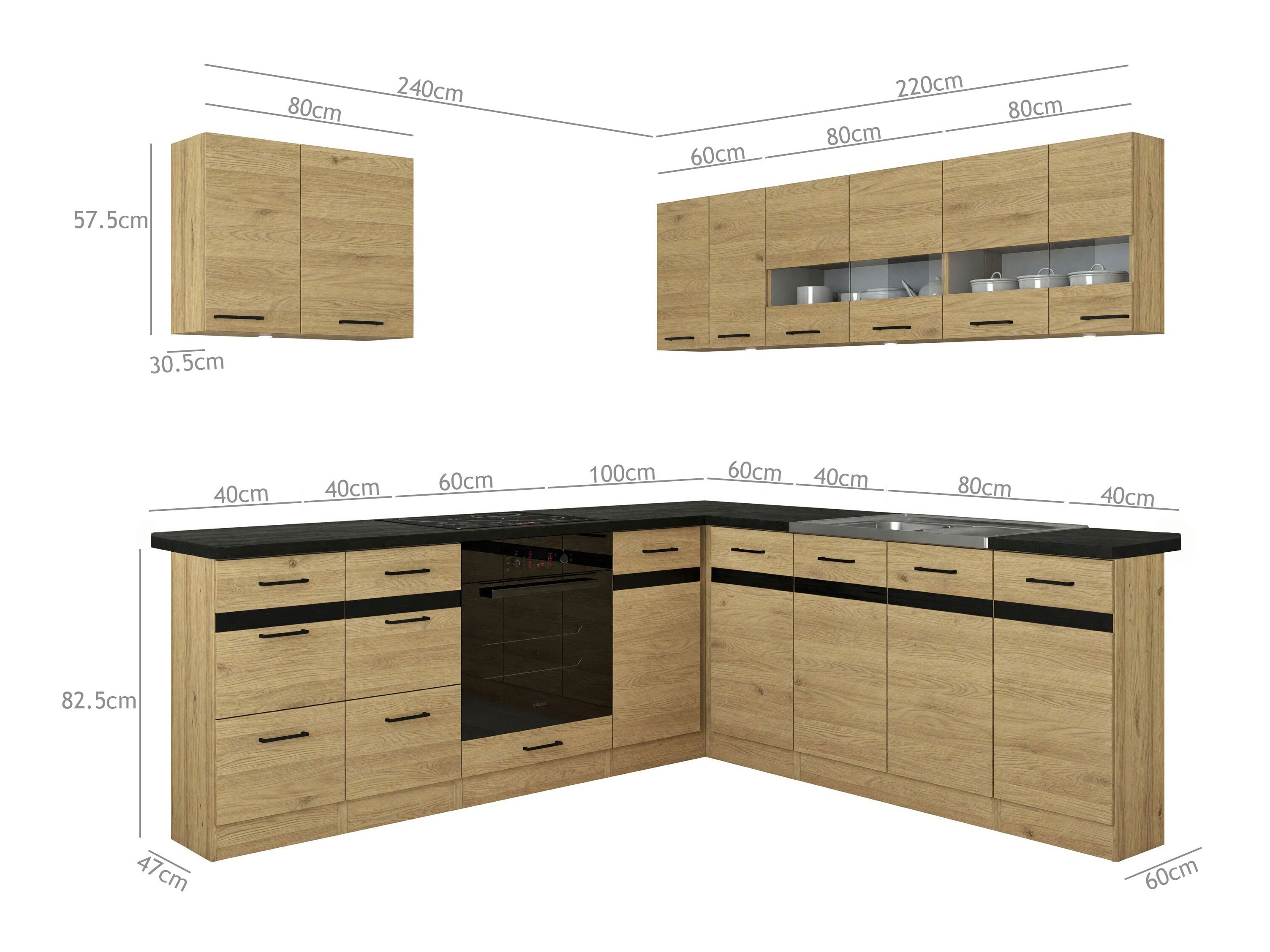 Modularni kuhinjski set Berna 123