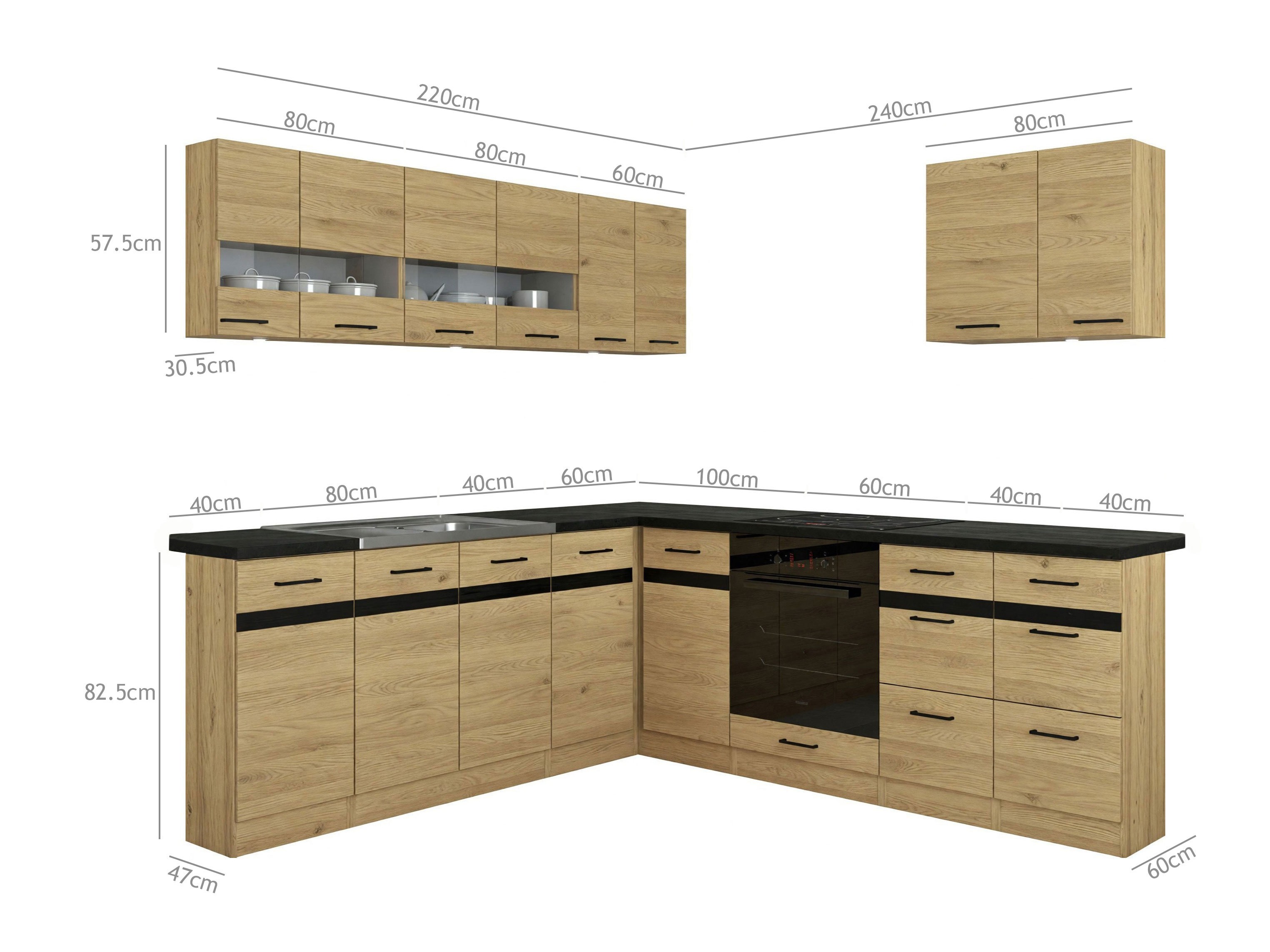 Modularni kuhinjski set Berna 123