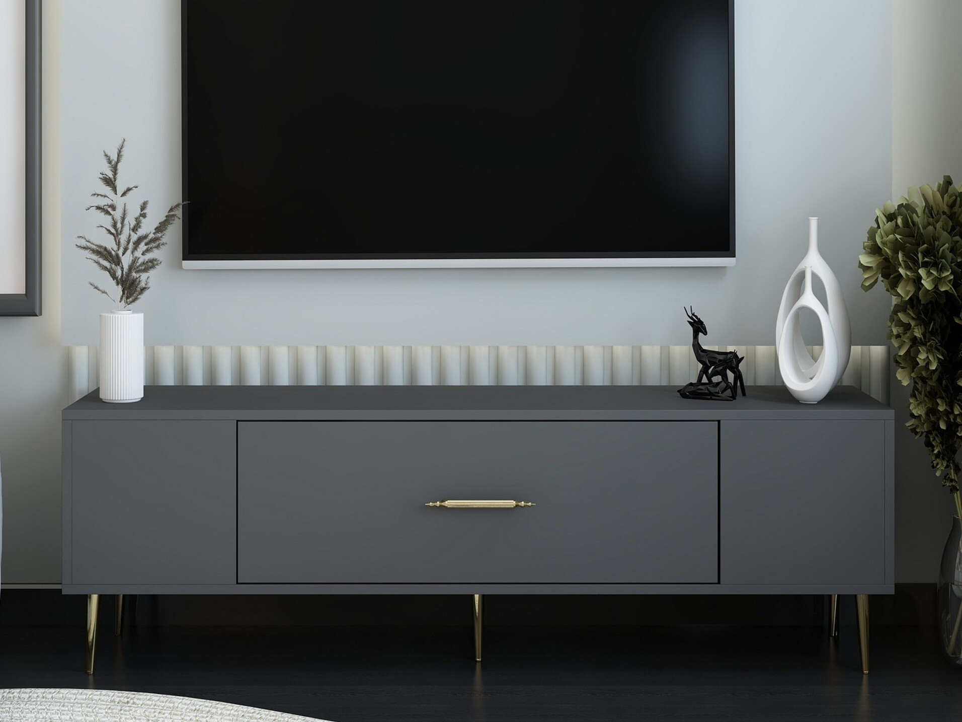 TV komoda Asheboro 200 (Antracit)