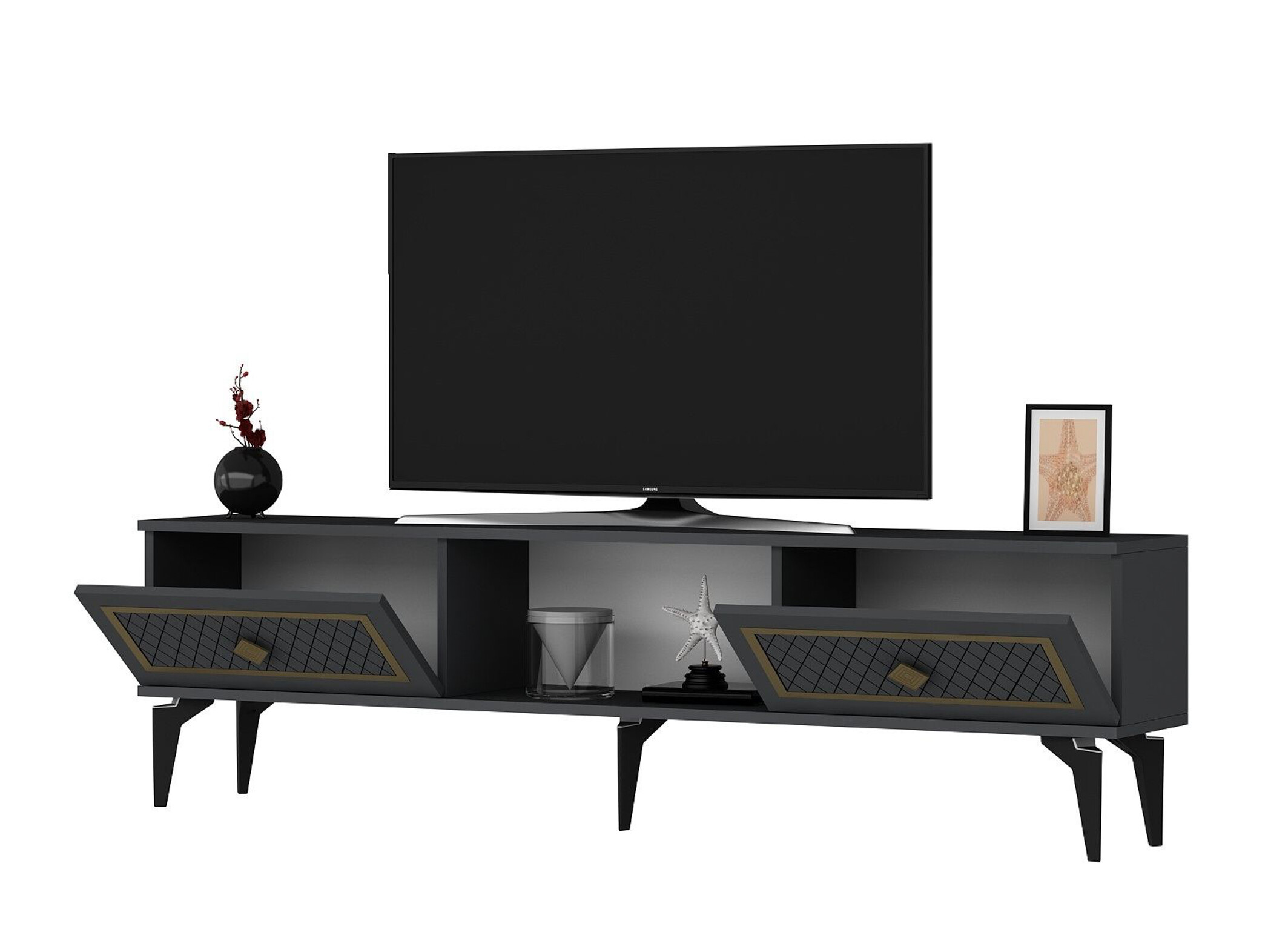 TV komoda Asheboro 204 (Antracit)