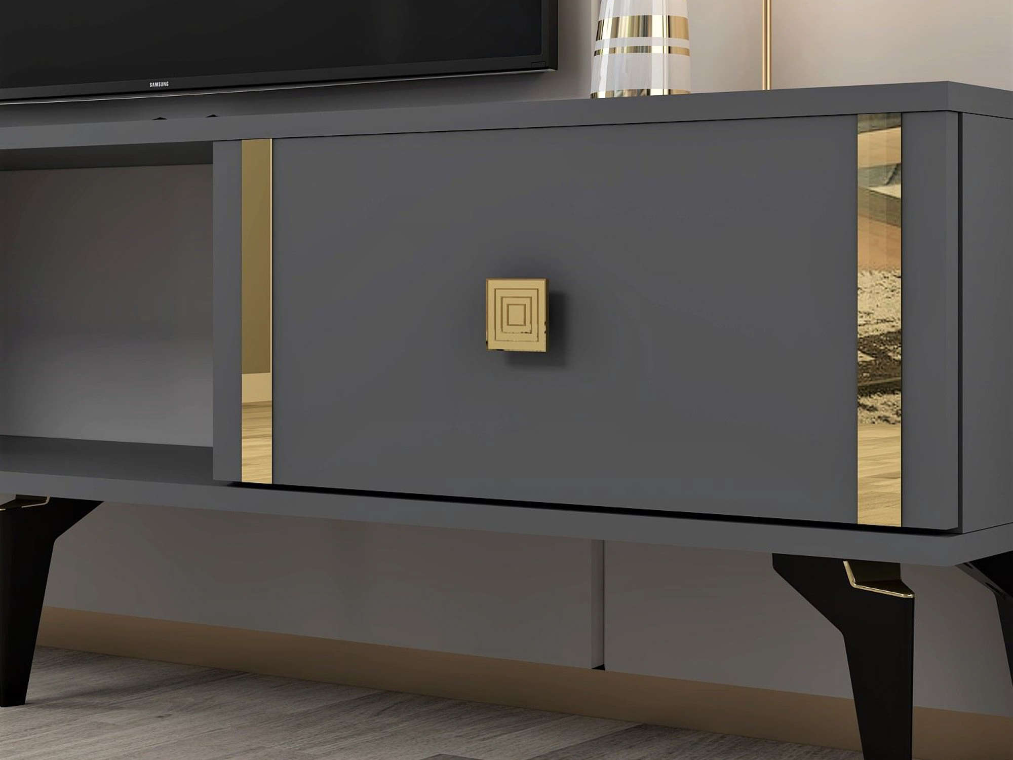 TV komoda Asheboro 205 (Antracit)