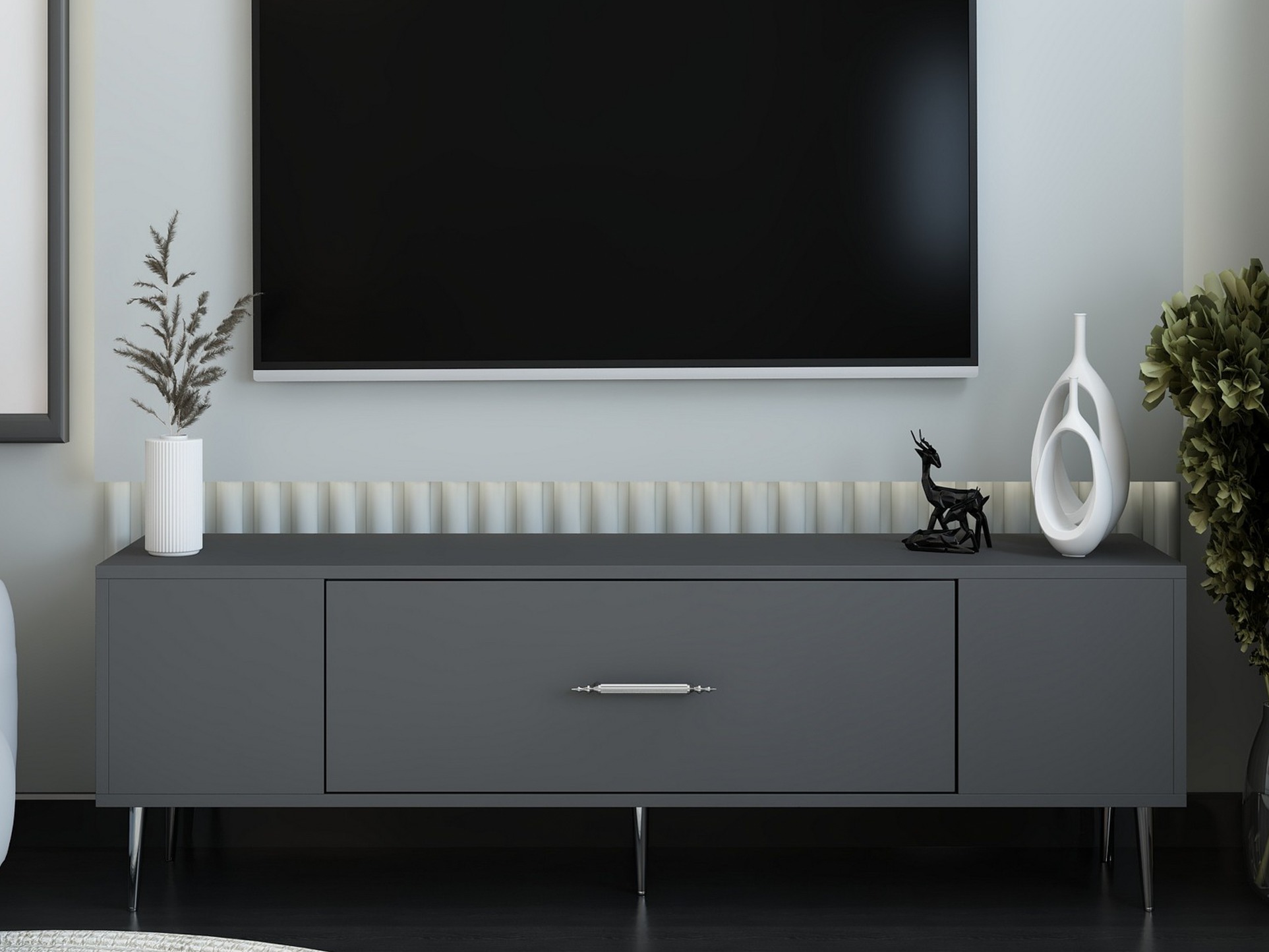 TV komoda Asheboro 200 (Antracit)
