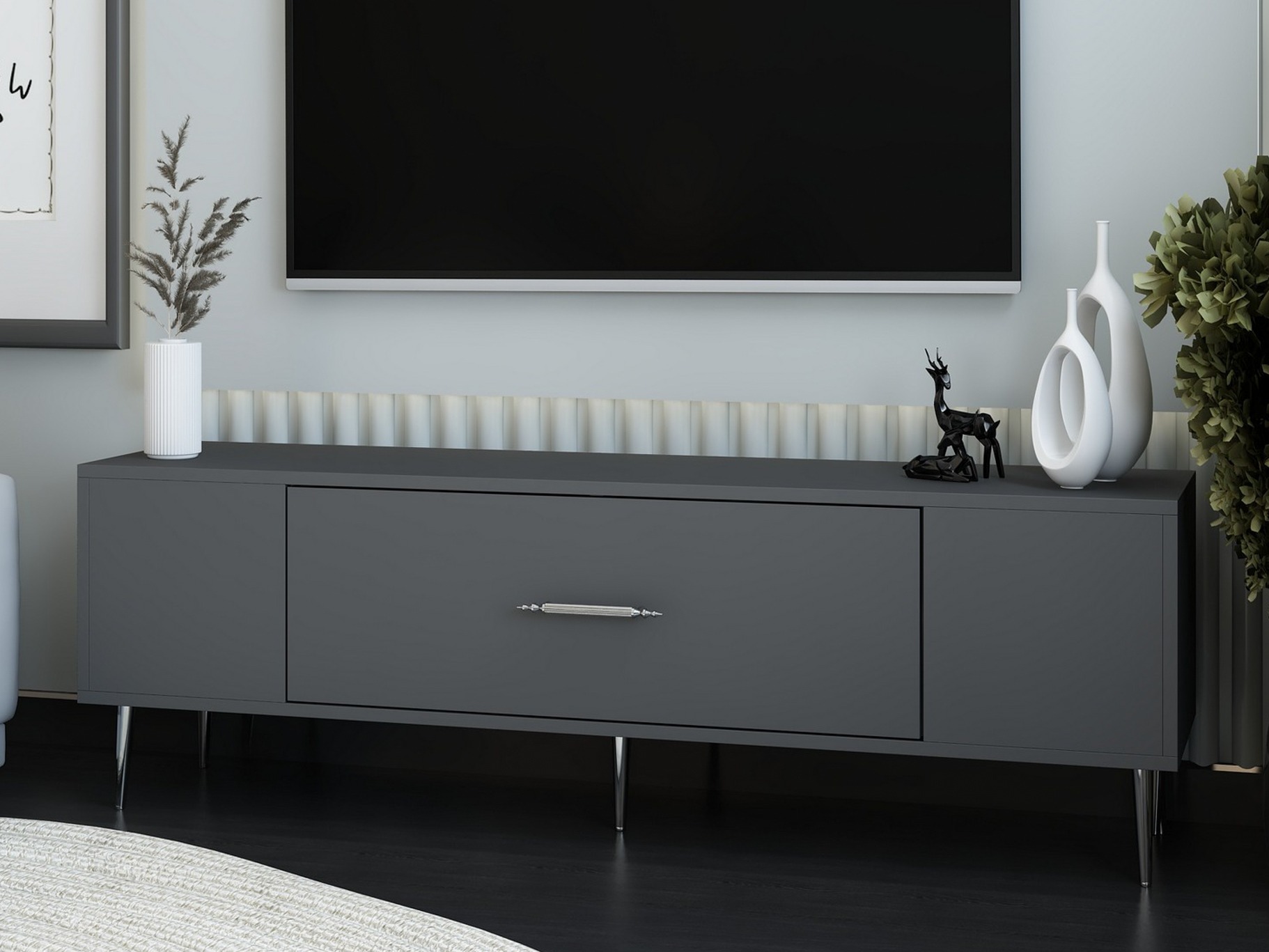 TV komoda Asheboro 200 (Antracit)