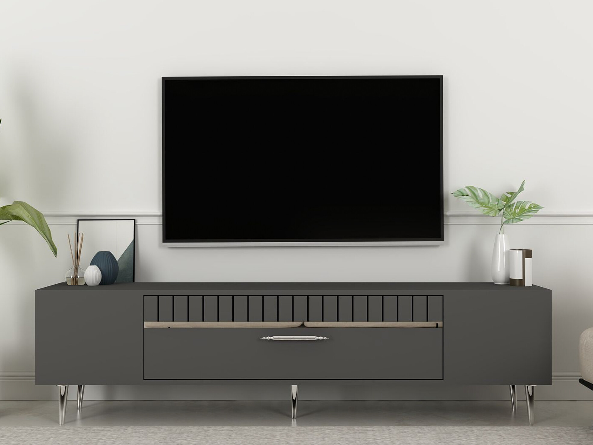 TV komoda Asheboro 206 (Antracit)