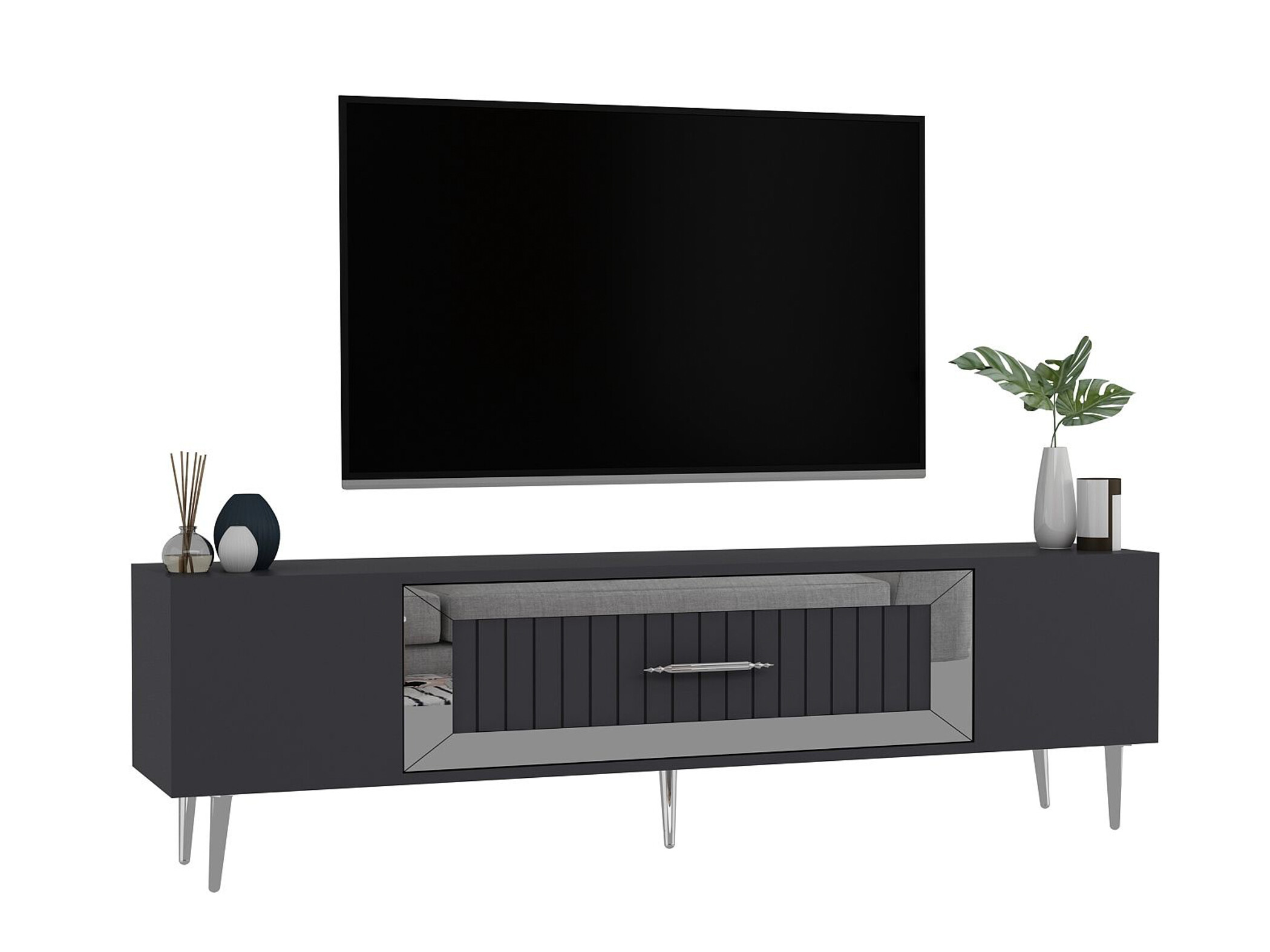 TV komoda Asheboro 208 (Antracit)