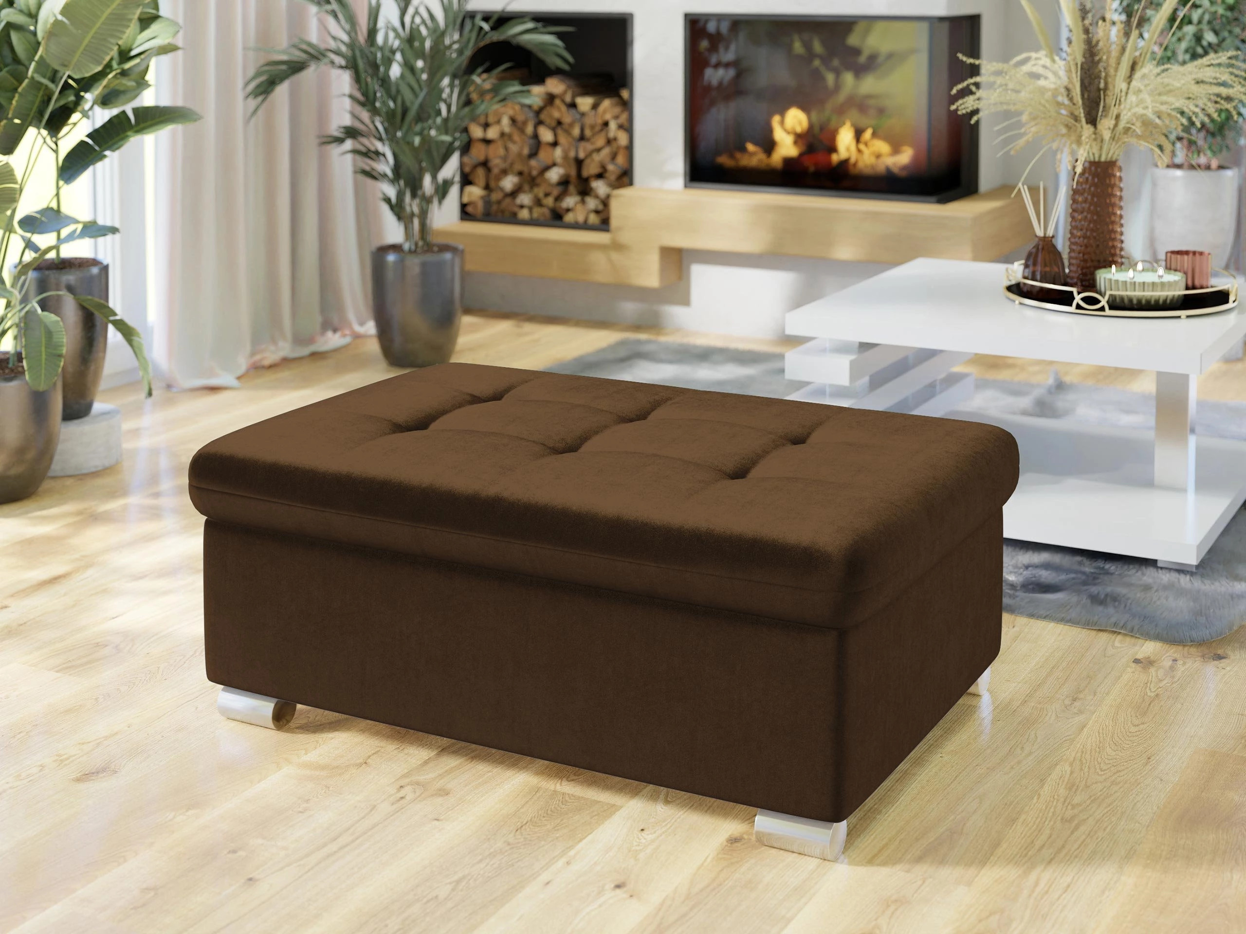Tapacirana klupa Comfivo Gemma I (Magic Velvet 2299)