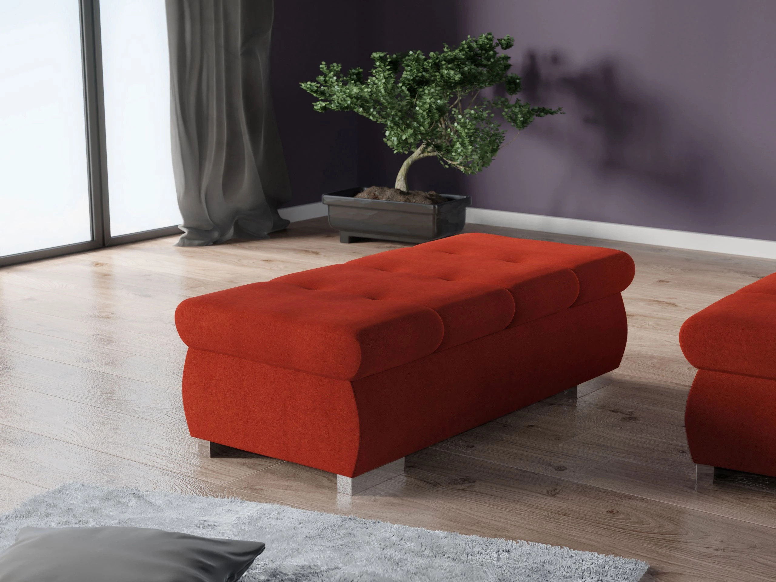 Tapacirana klupa Comfivo Nitor I (Uttario Velvet 2964)
