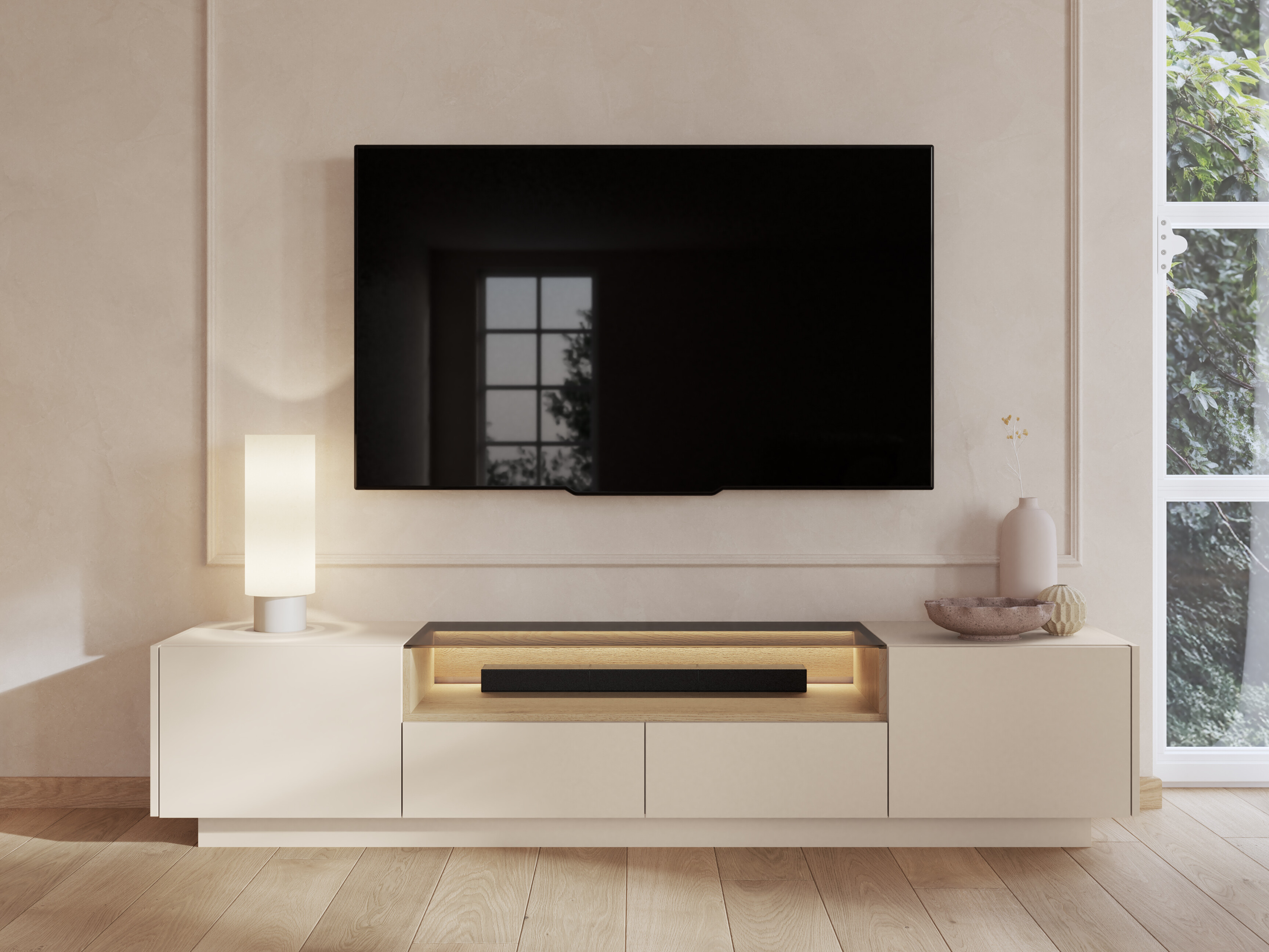 TV komoda Salmeli 101 (Bež)