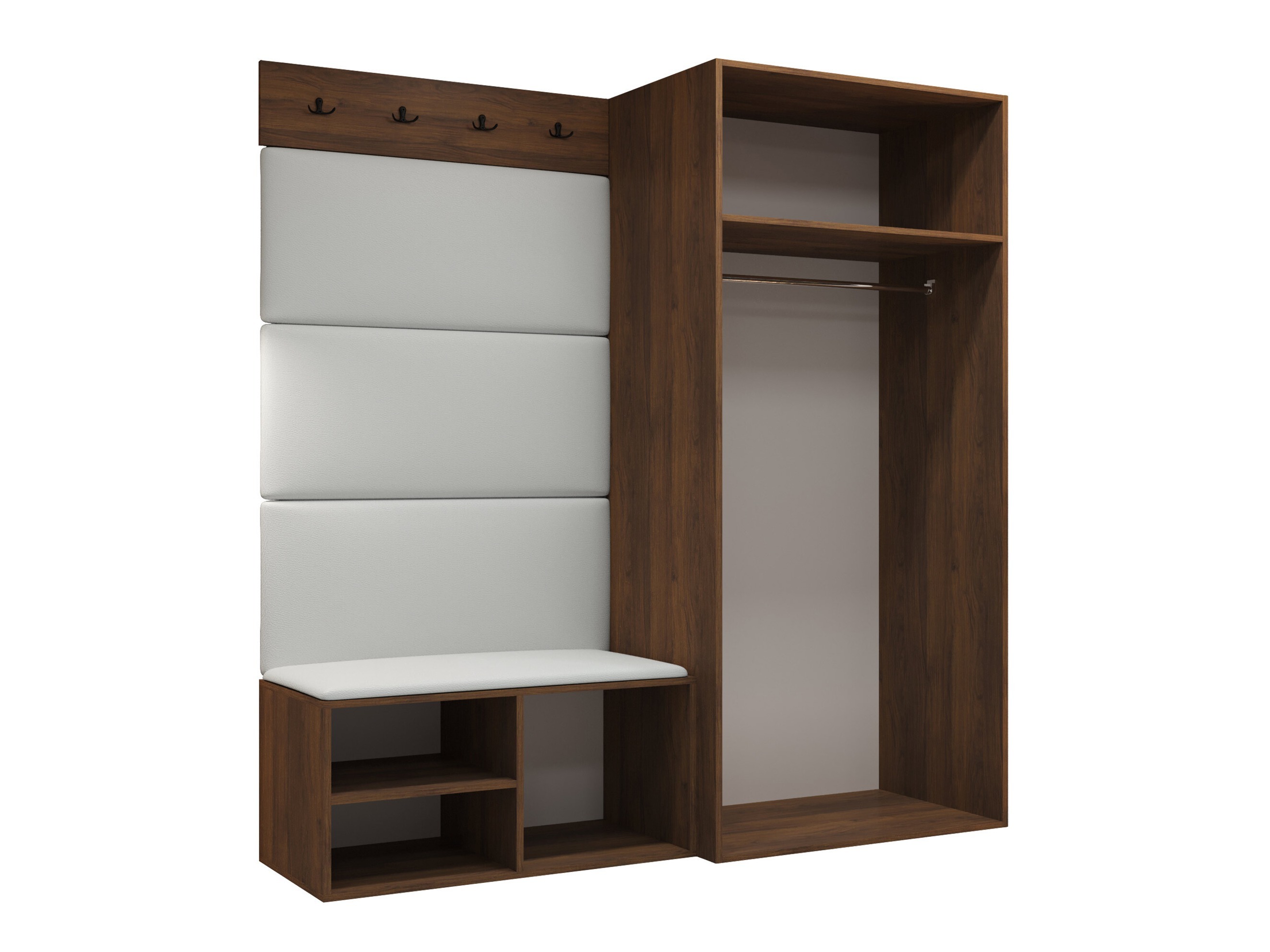 Set za hodnik Nitos I (Orah)