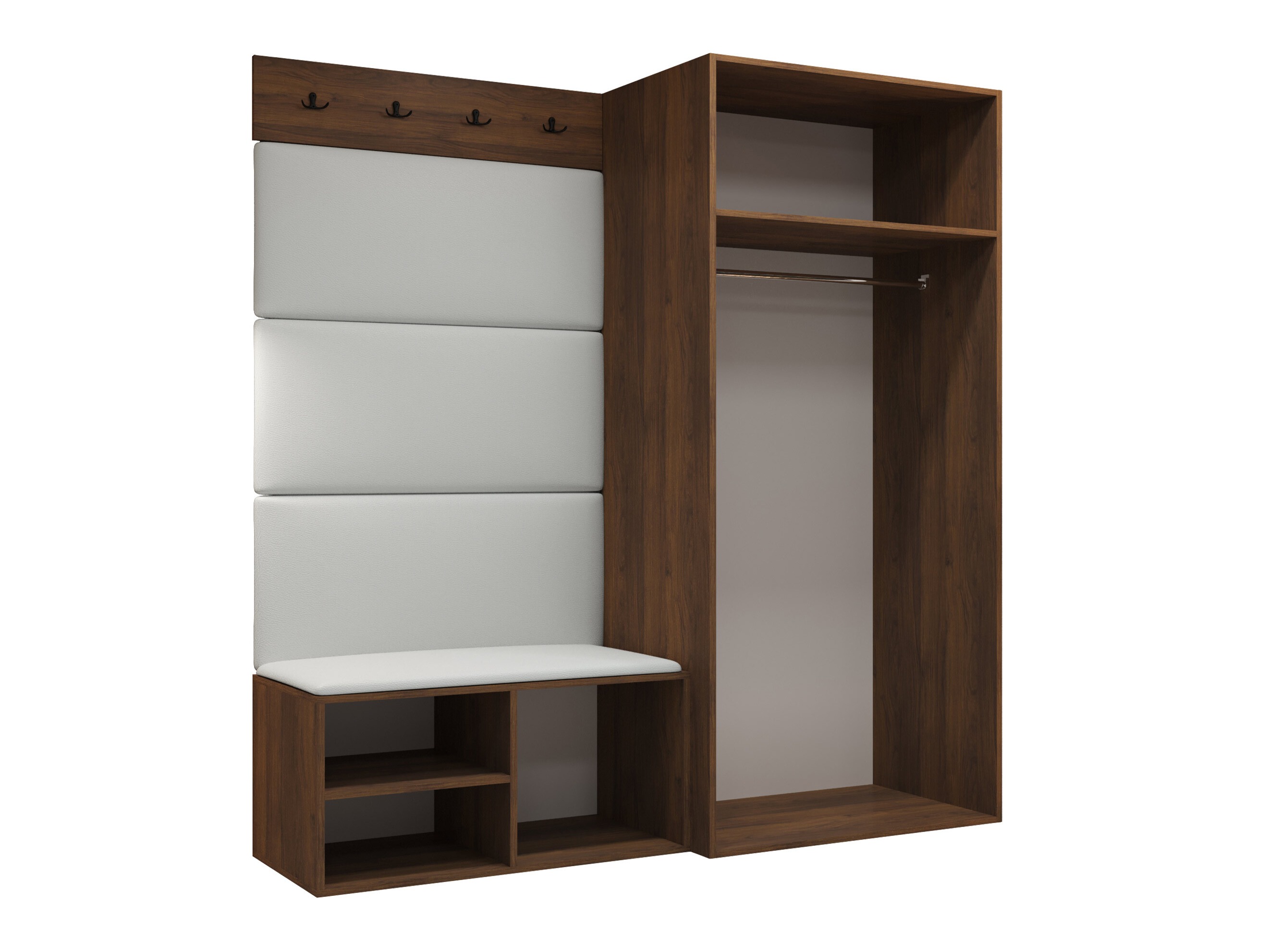 Set za hodnik Nitos I (Orah)