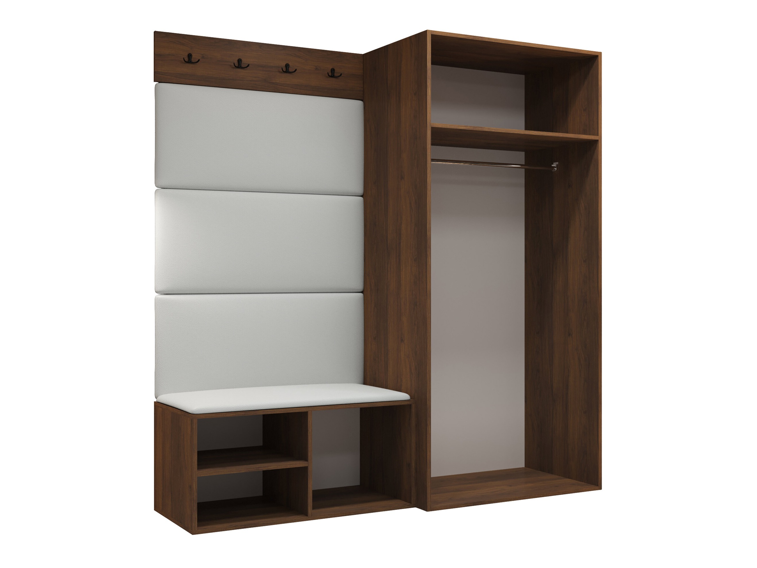 Set za hodnik Nitos I (Orah)