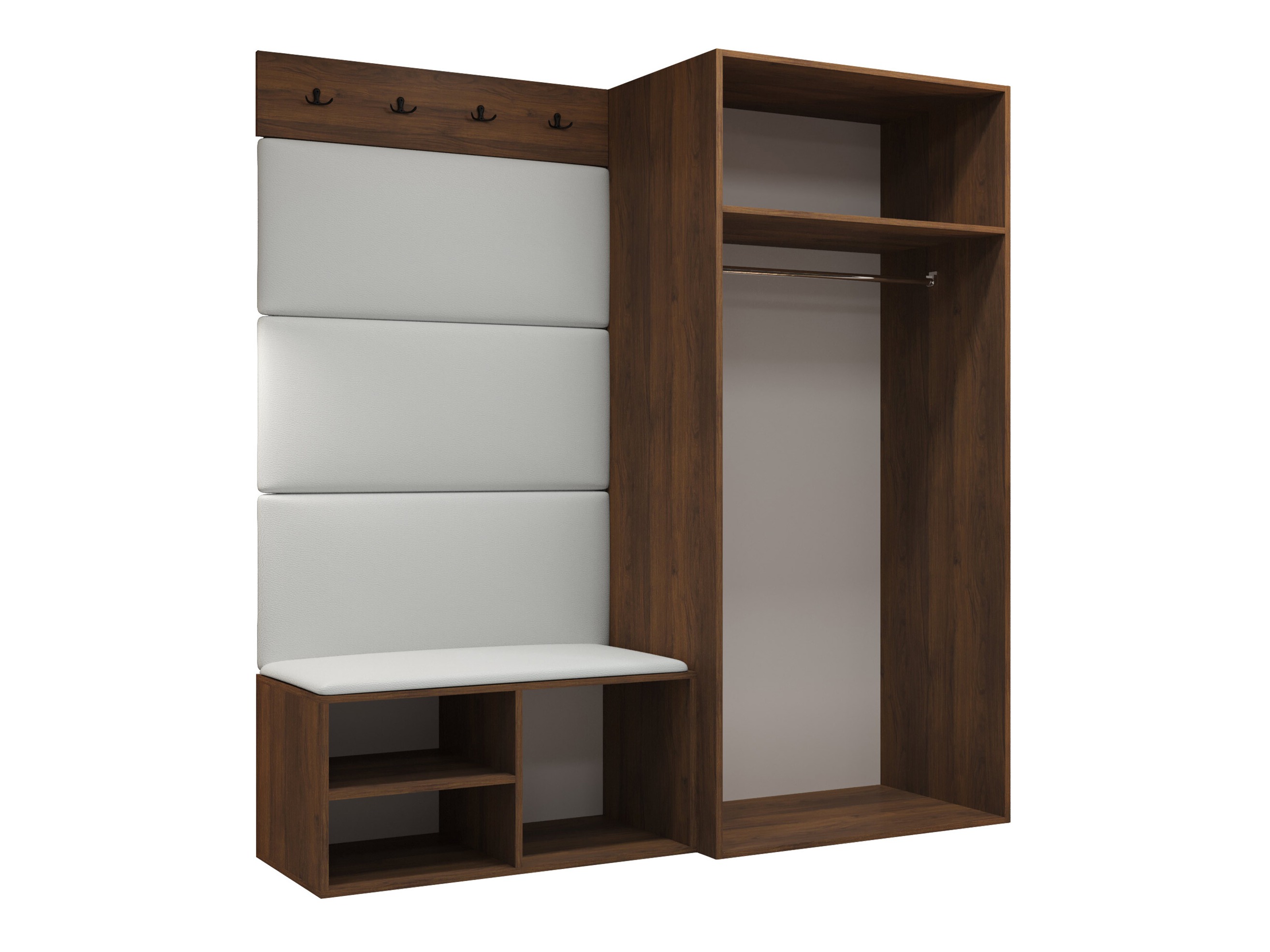 Set za hodnik Nitos I (Orah)