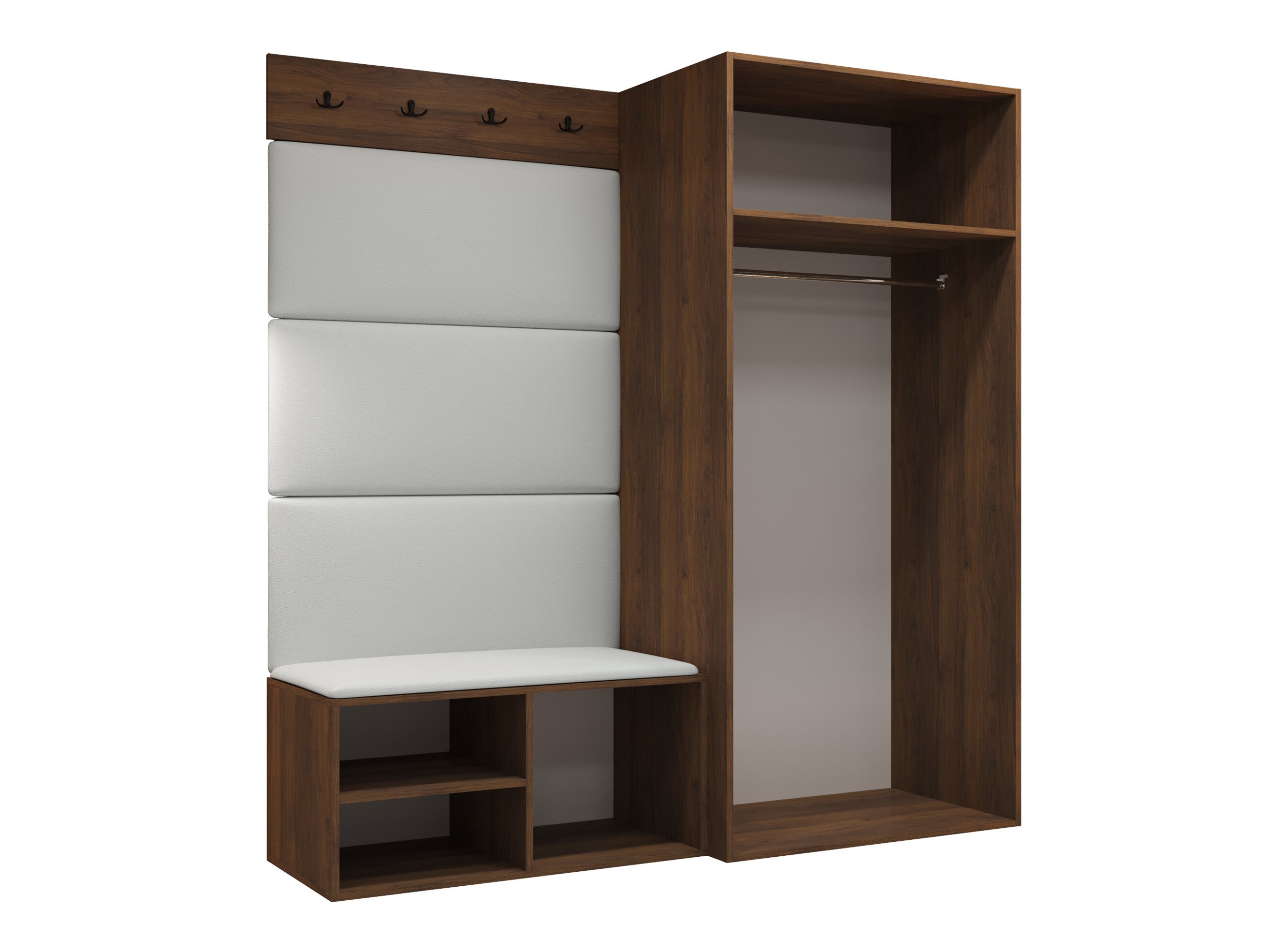 Set za hodnik Nitos I (Orah)