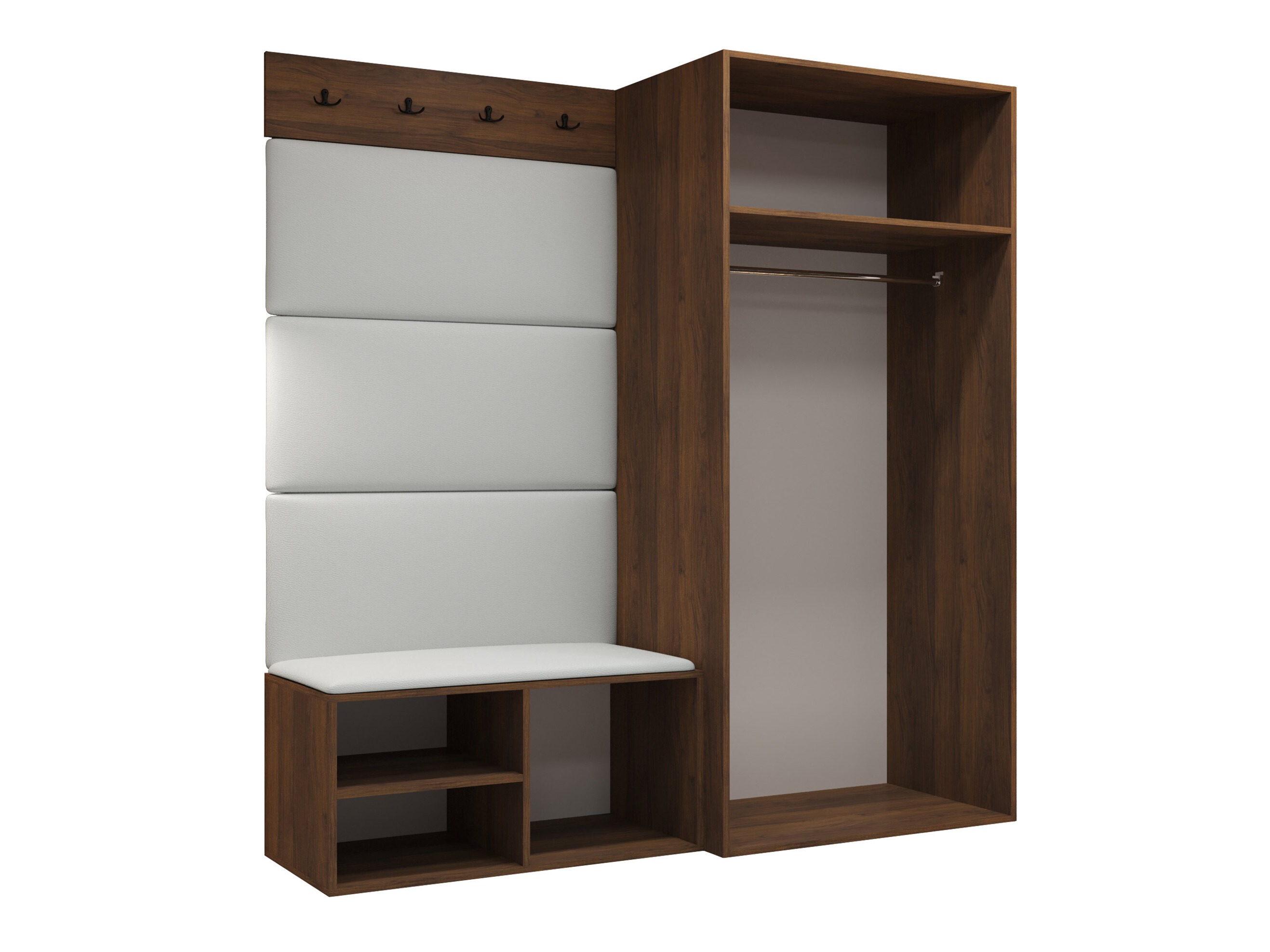 Set za hodnik Nitos I (Orah)