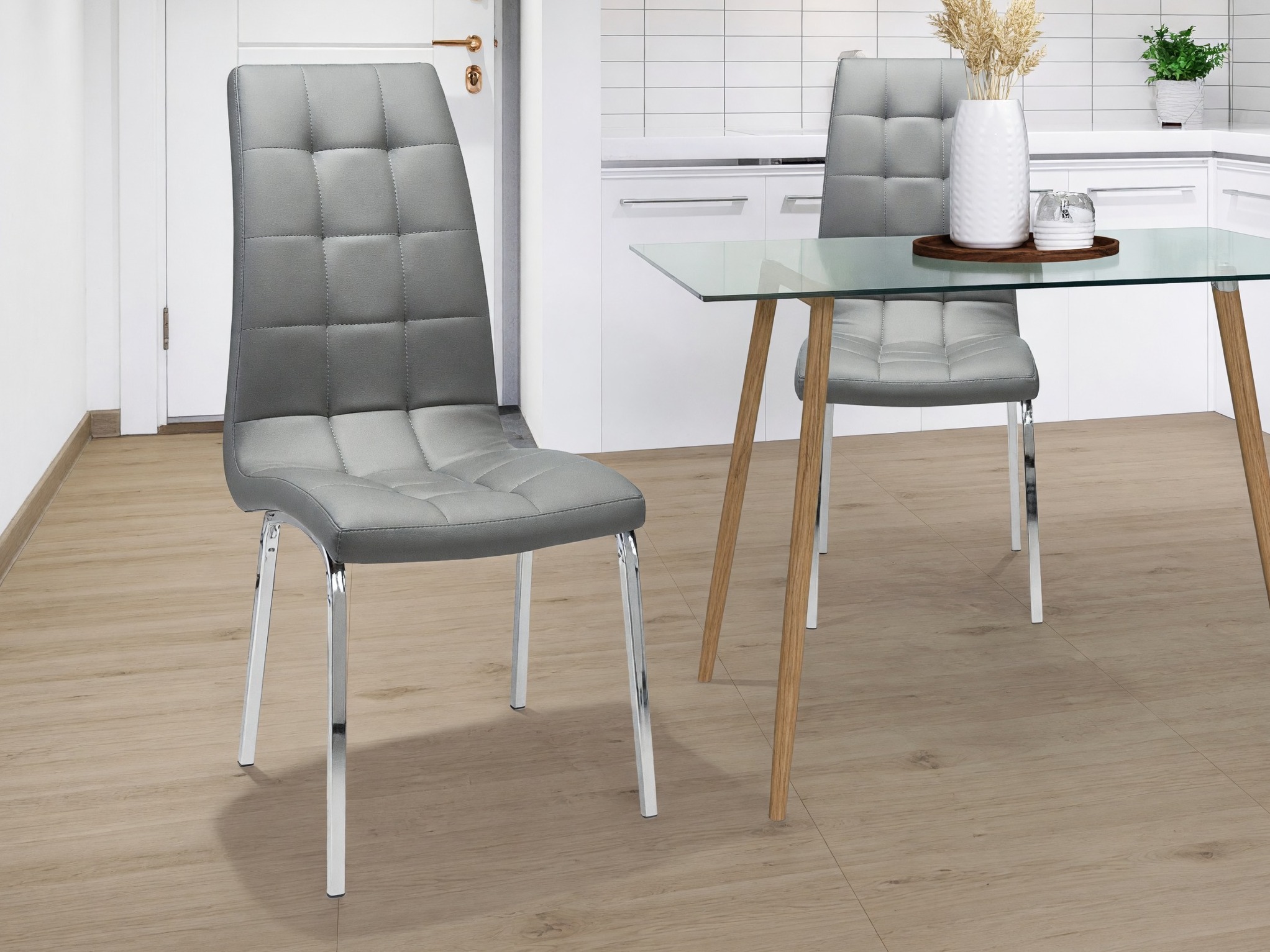 Stolica Denton 1563 (Sivo)