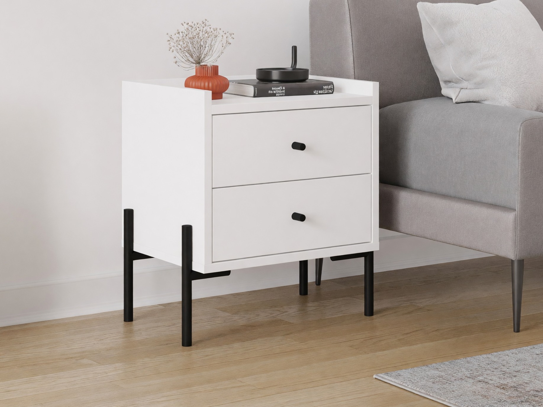 Noćni ormarić Kailua 2799 (Belo)