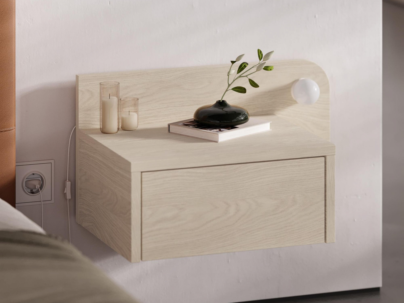 Noćni ormarić Kailua 2803 (Krem)