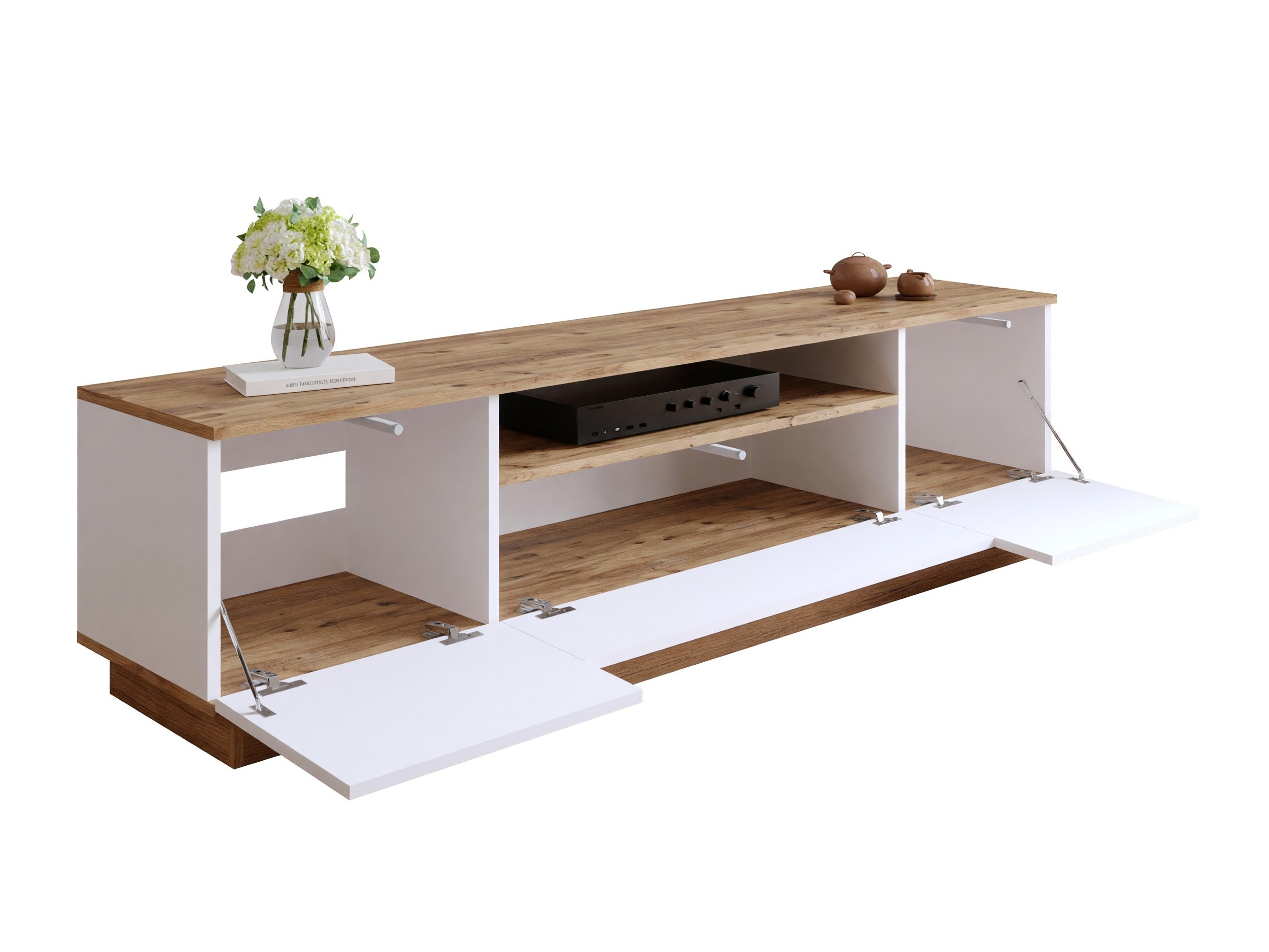 TV komoda Kailua 105 (Belo + Bor)