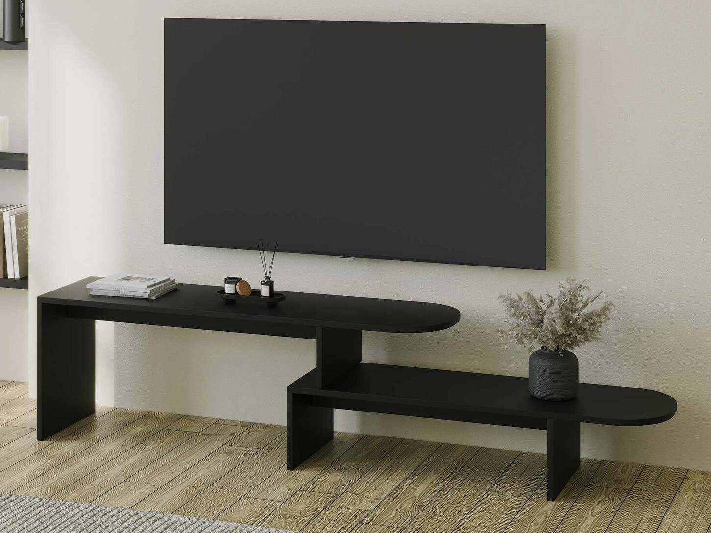 TV komoda Kailua 2818 (Crno)
