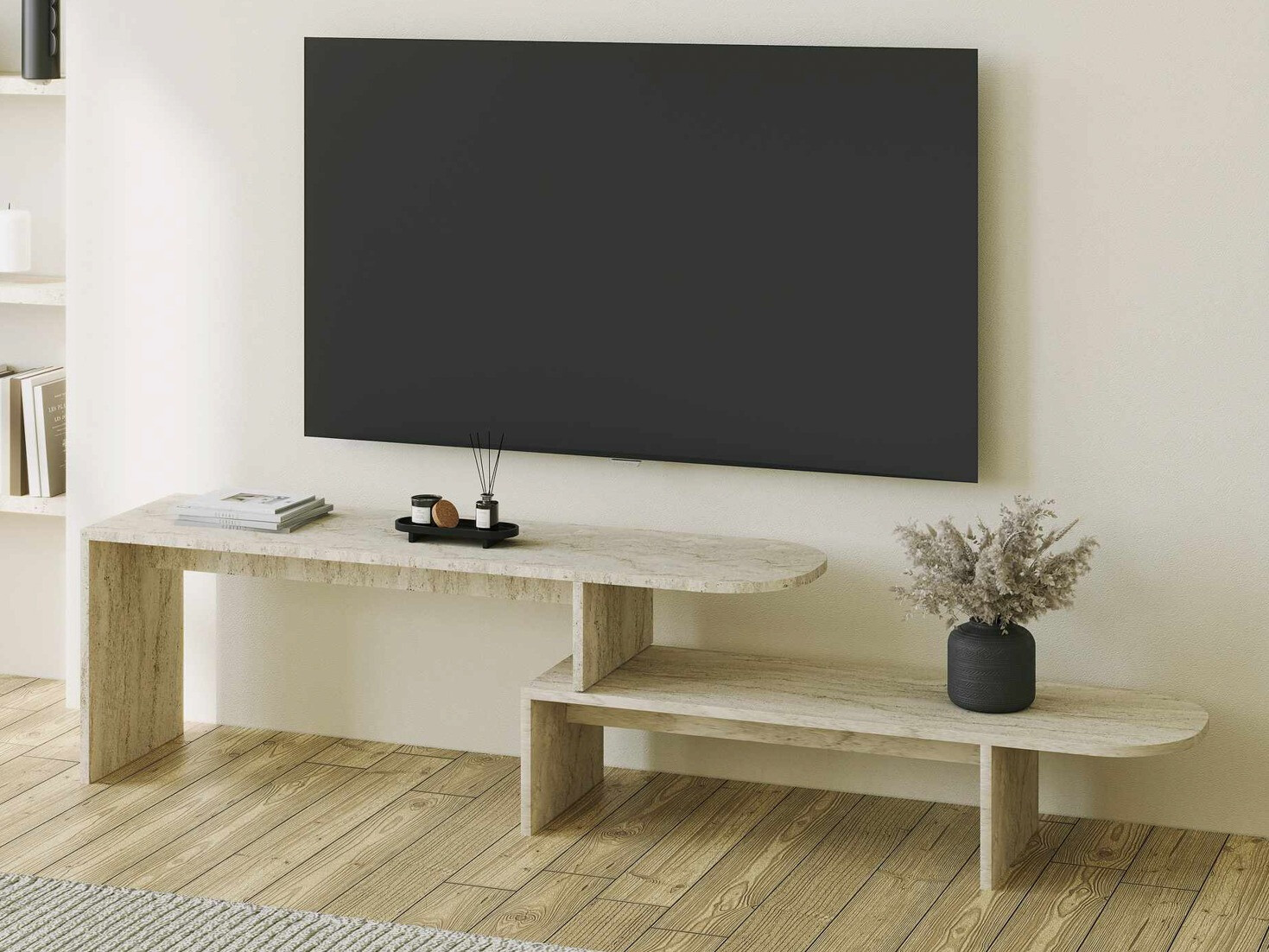 TV komoda Kailua 2818 (Svetli travertin)